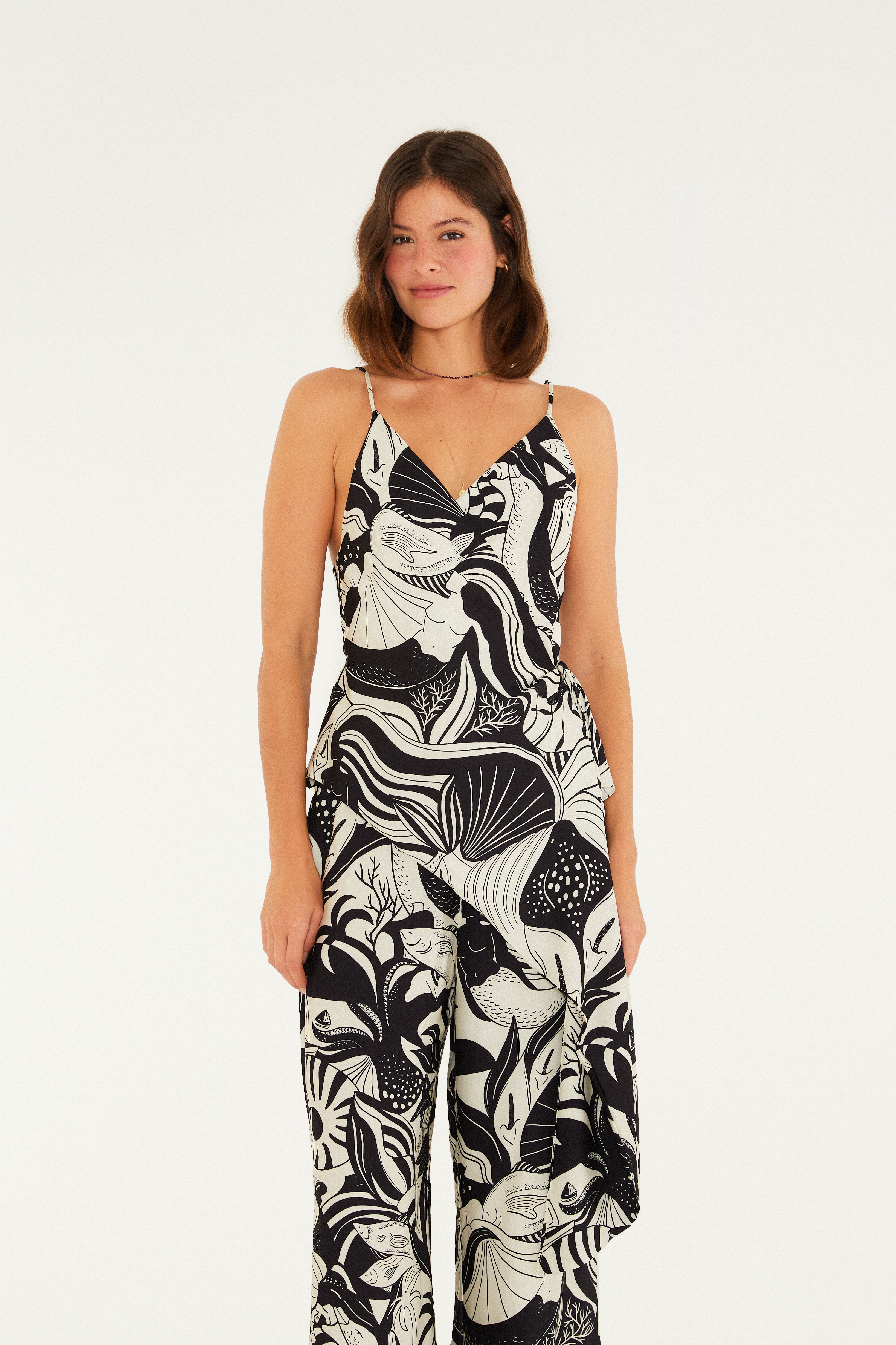 Túnica Estampada Festa De Mar