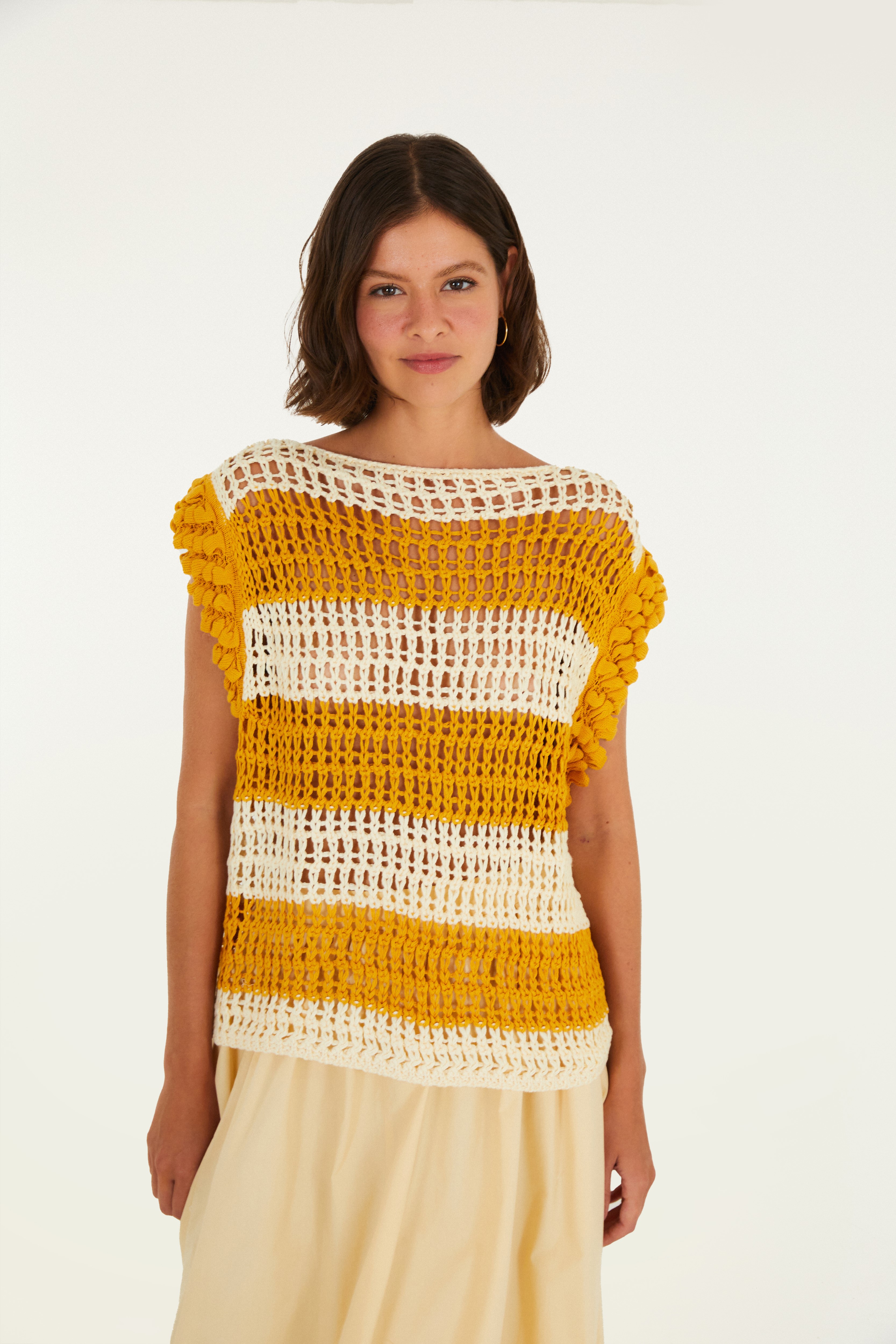 Colete Tricot Telado