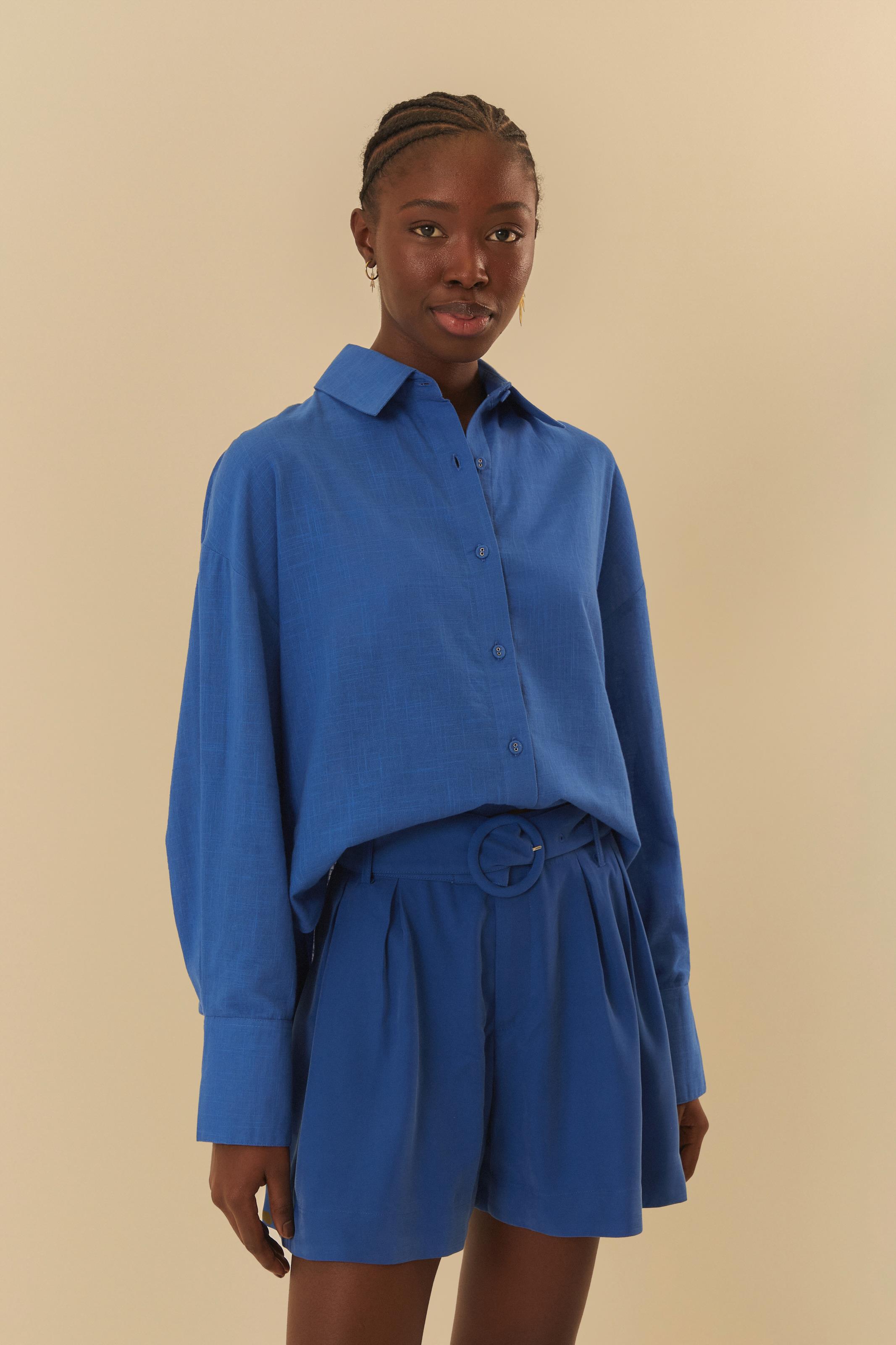 Short Alfaiataria Pregas