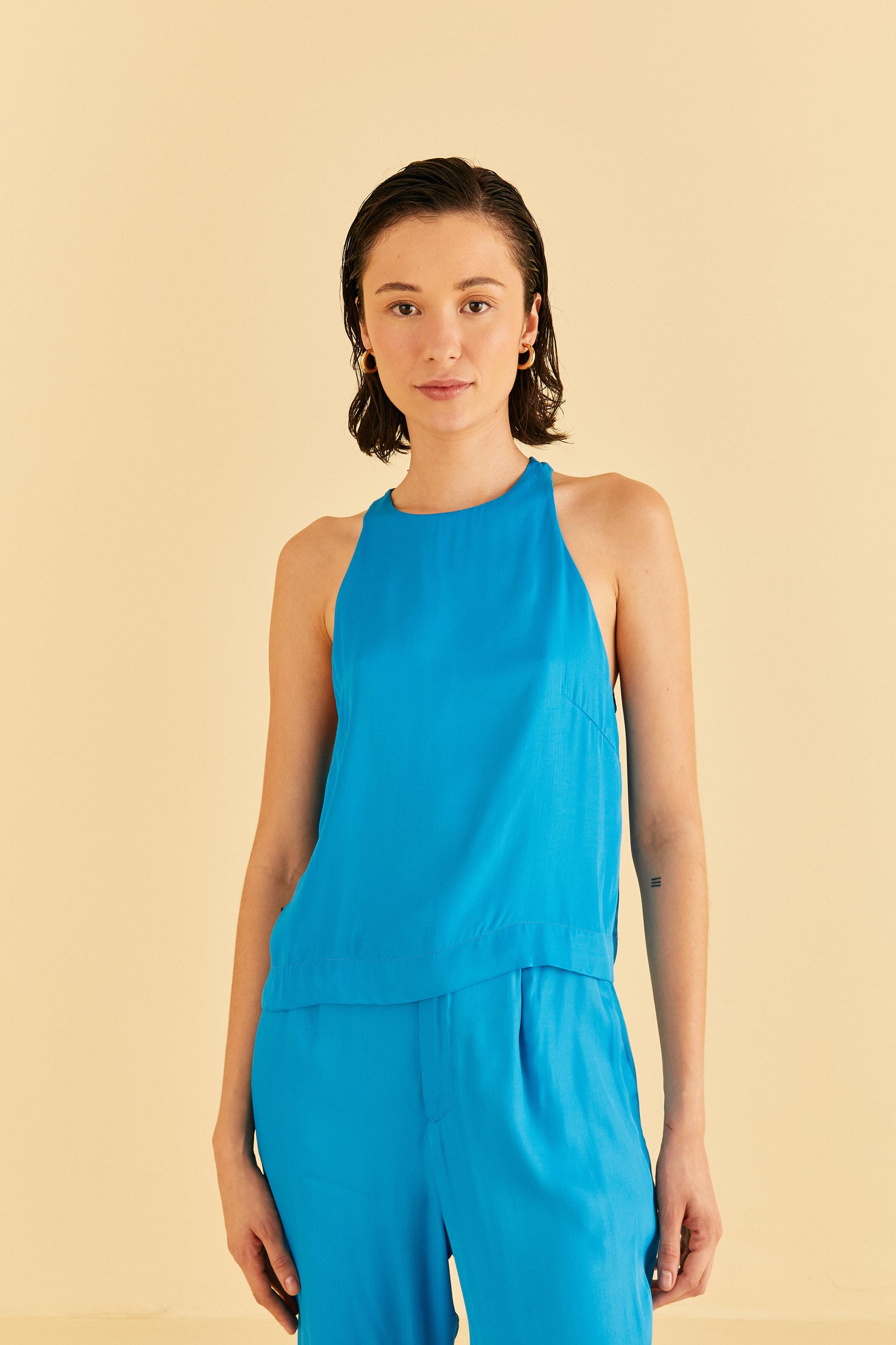 Regata Cropped Cetim