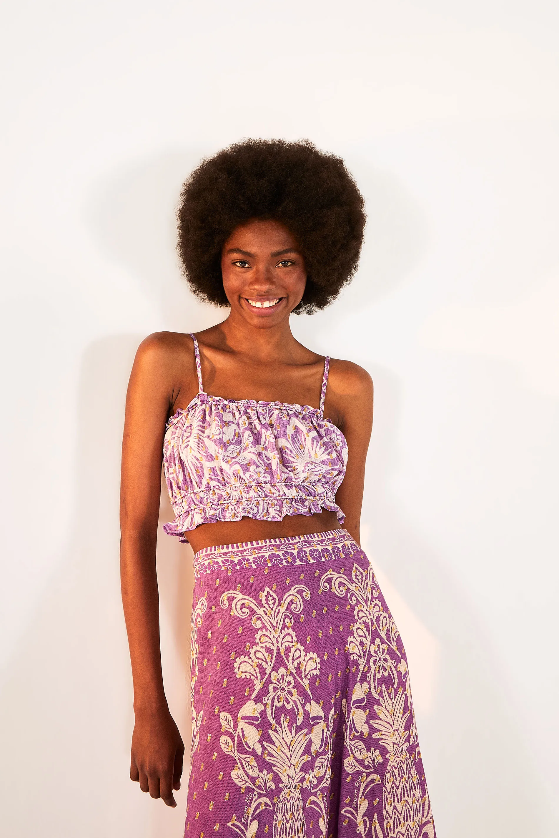 Top Estampado Doce Caminho