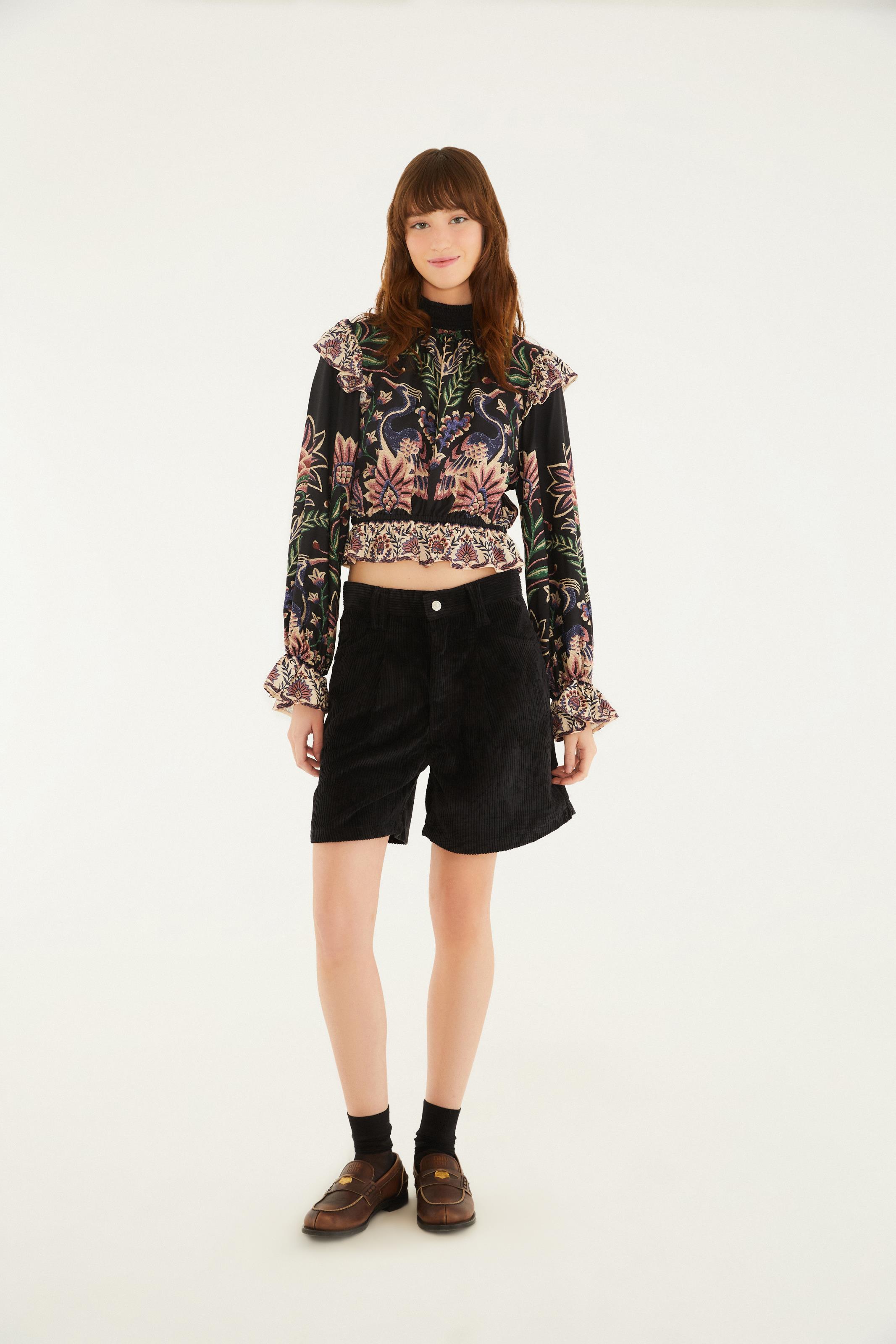 Bermuda Veludo Cotelê