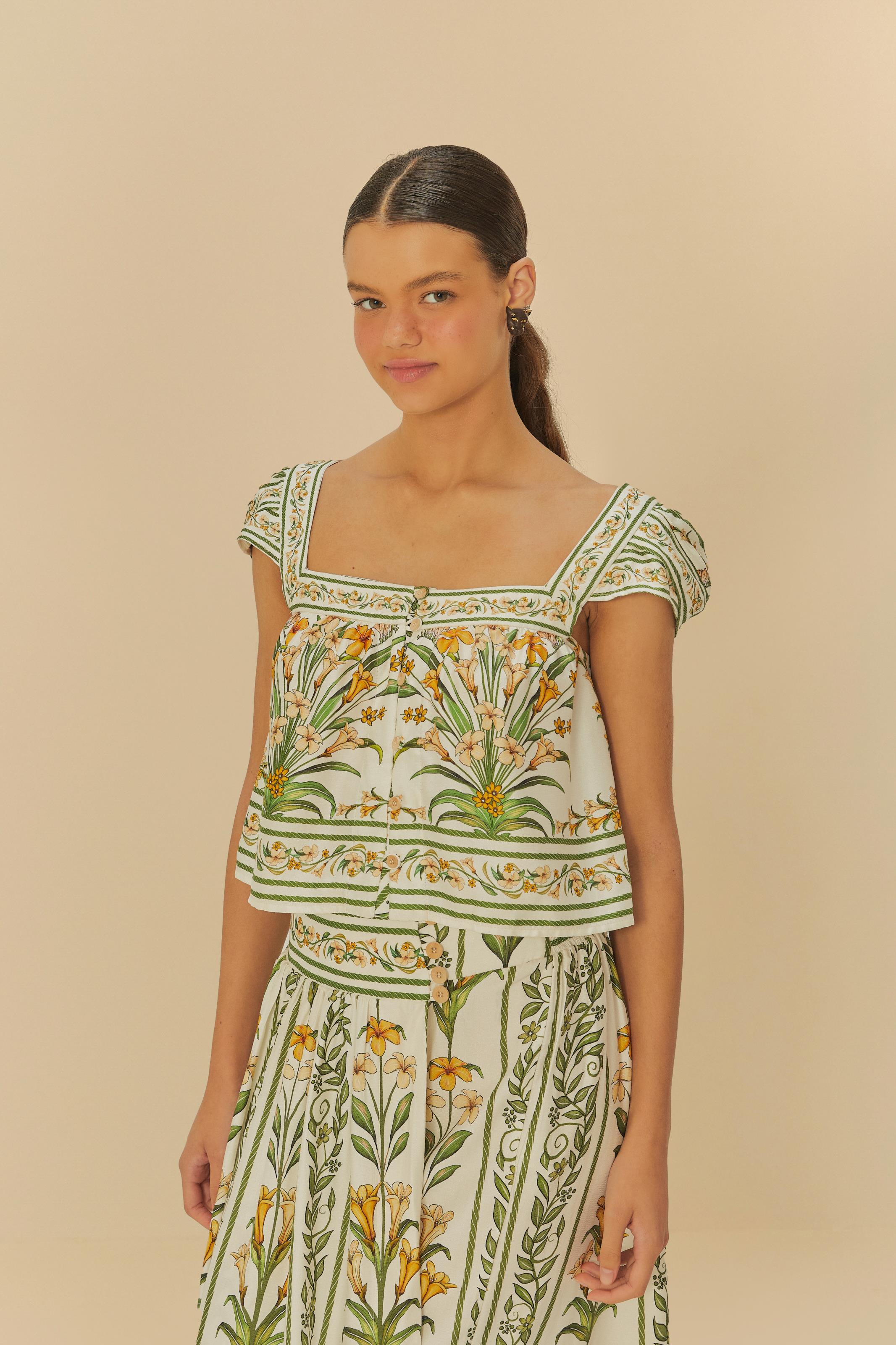 Blusa Estampada Antônia