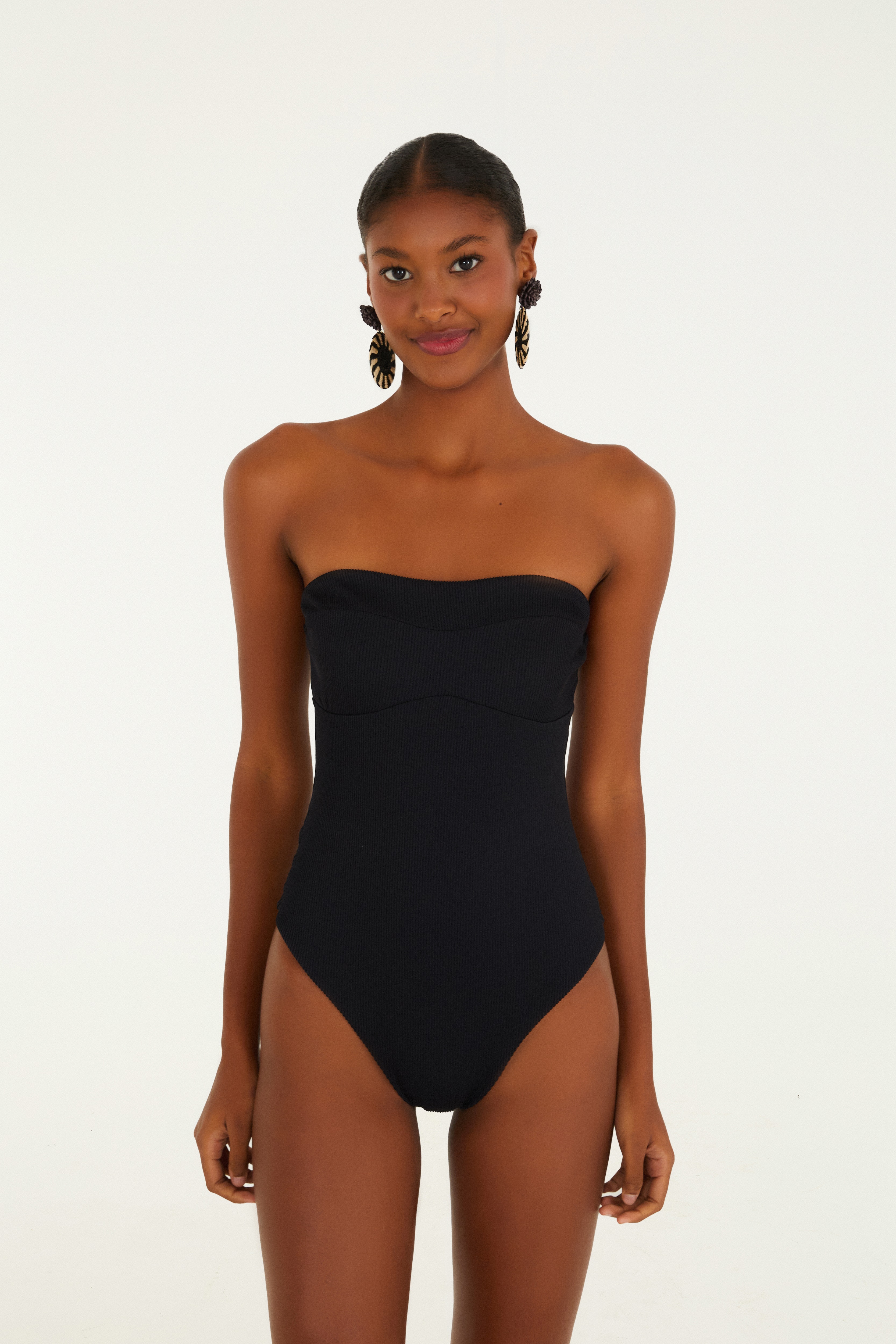 Body Sem Alça Nervura