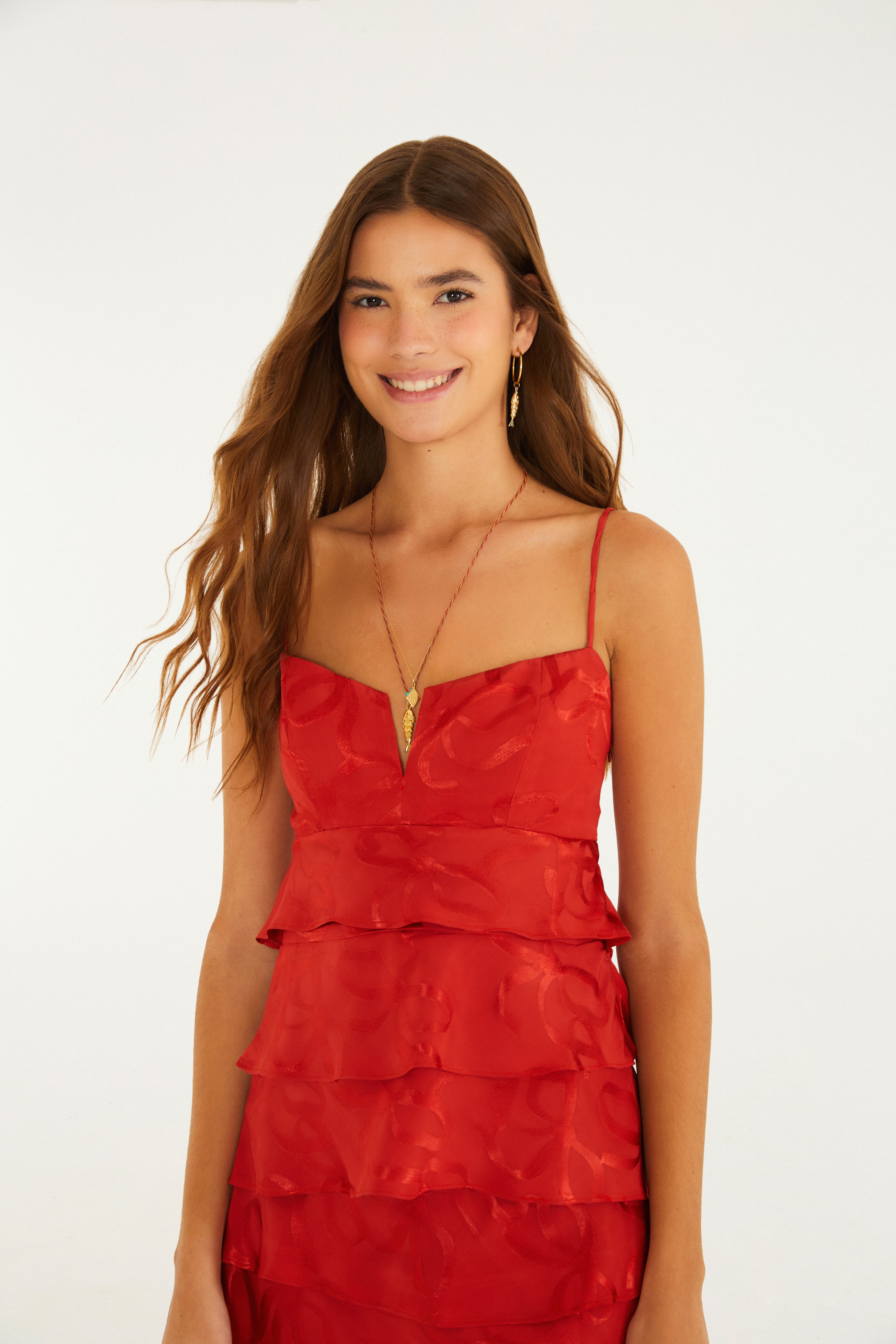 Blusa Jacquard Laços