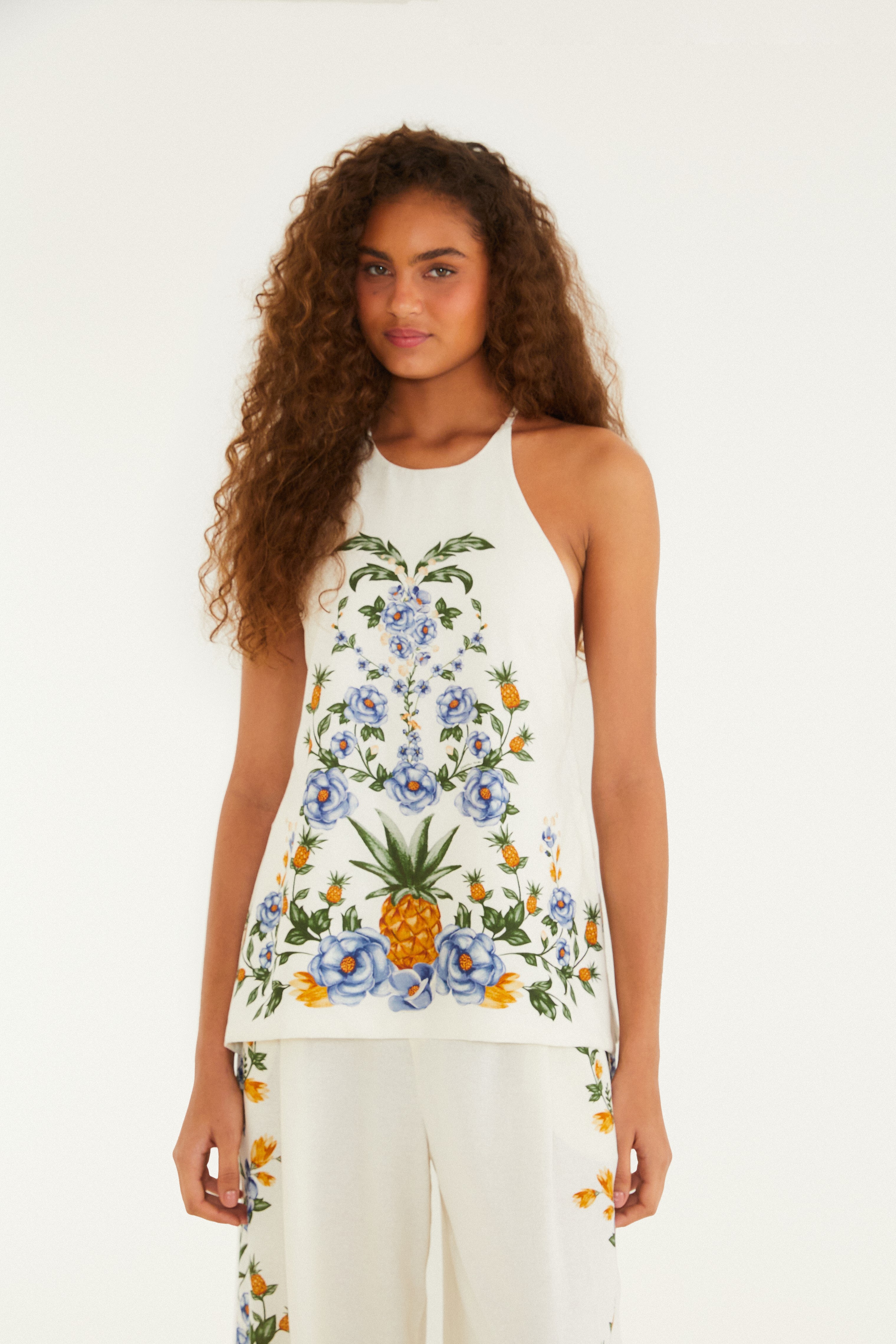 Blusa Estampada Floral Penélope