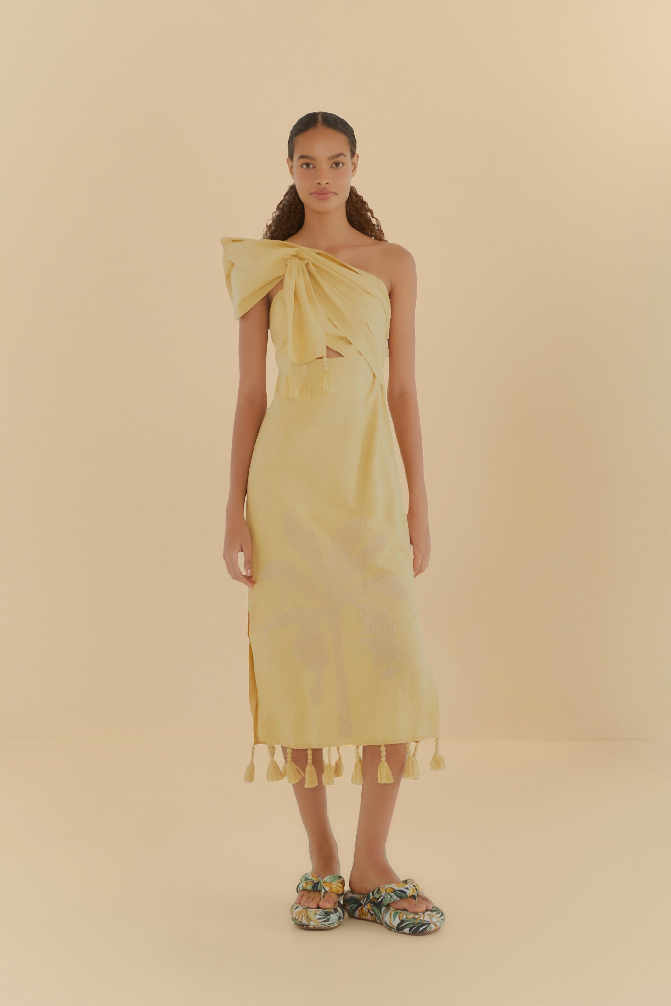 Vestido Bordado Selo Bananeira