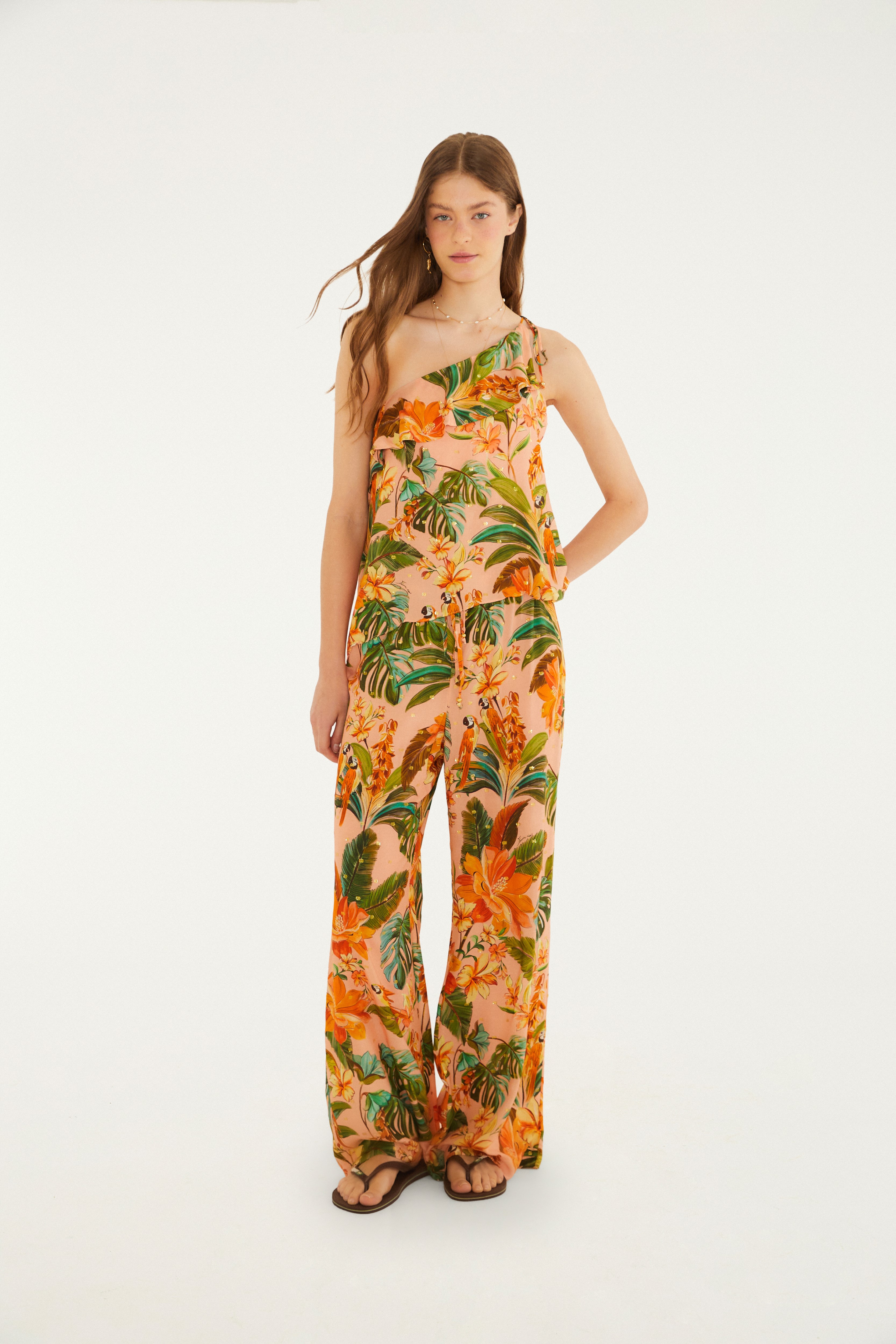 Calça Estampada Canto Dos Pássaros