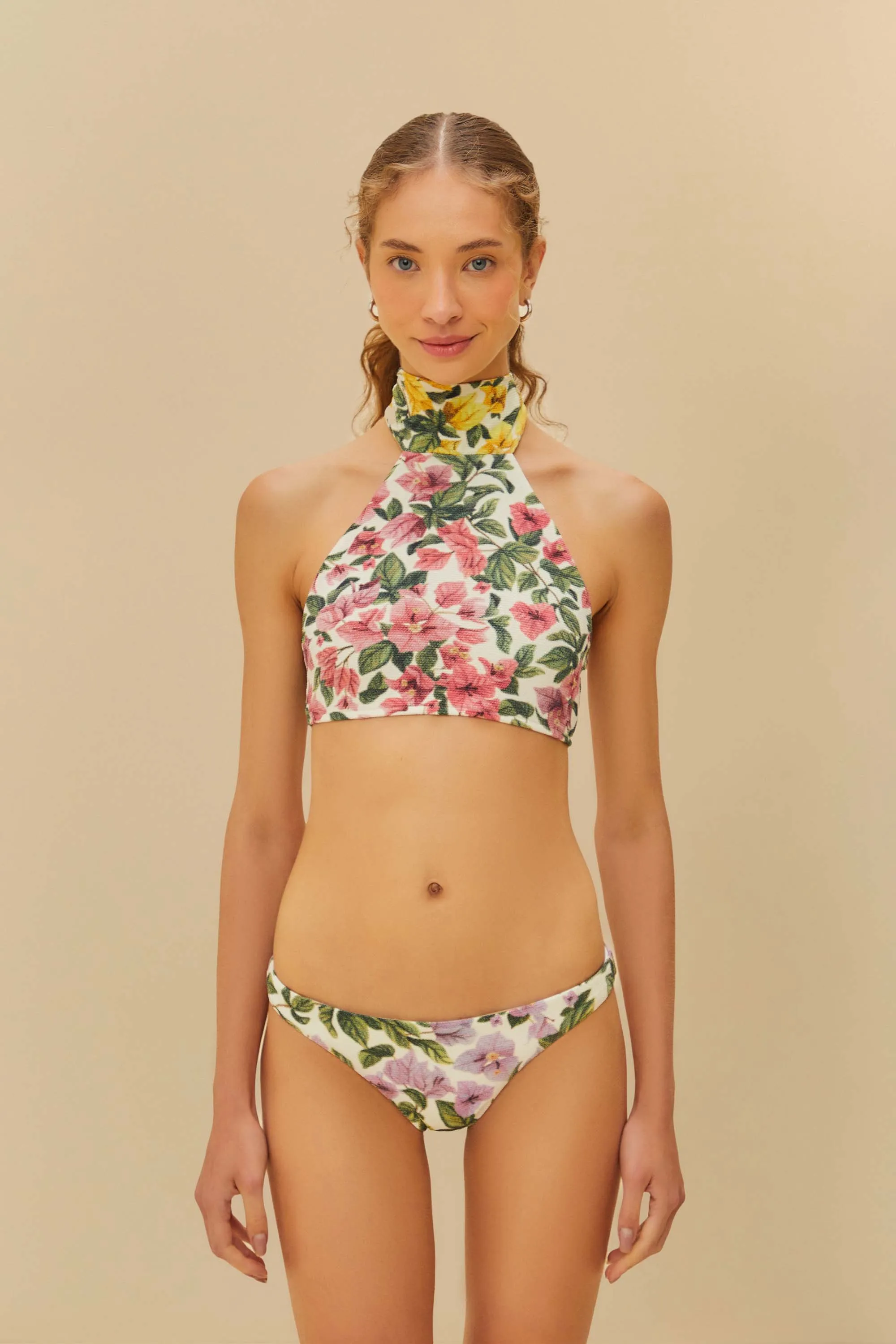 Biquíni Patch Estampado Bouganvillea Isadora Gallas