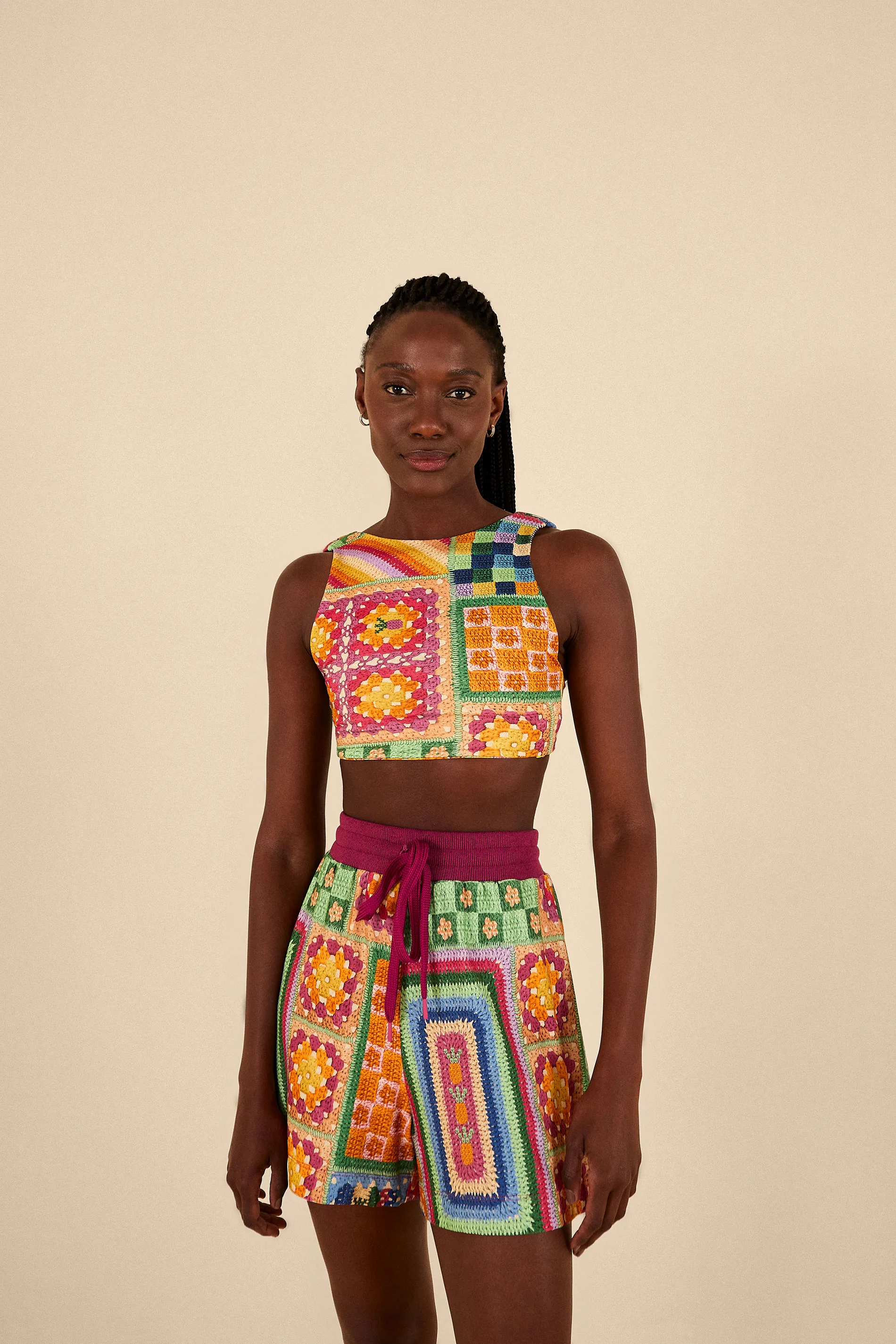 Short Estampado Borda Borda