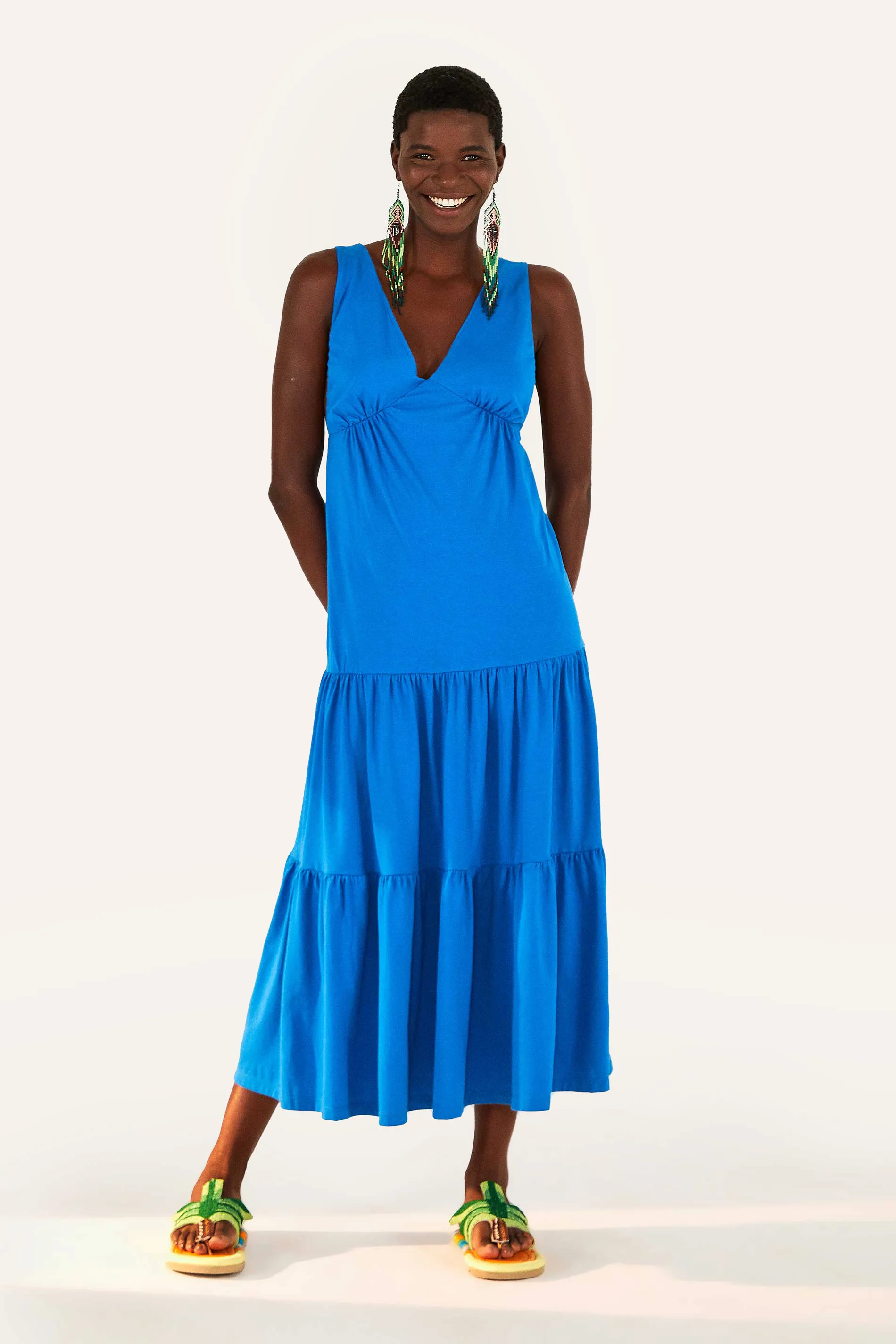 Vestido Camadas Cropped