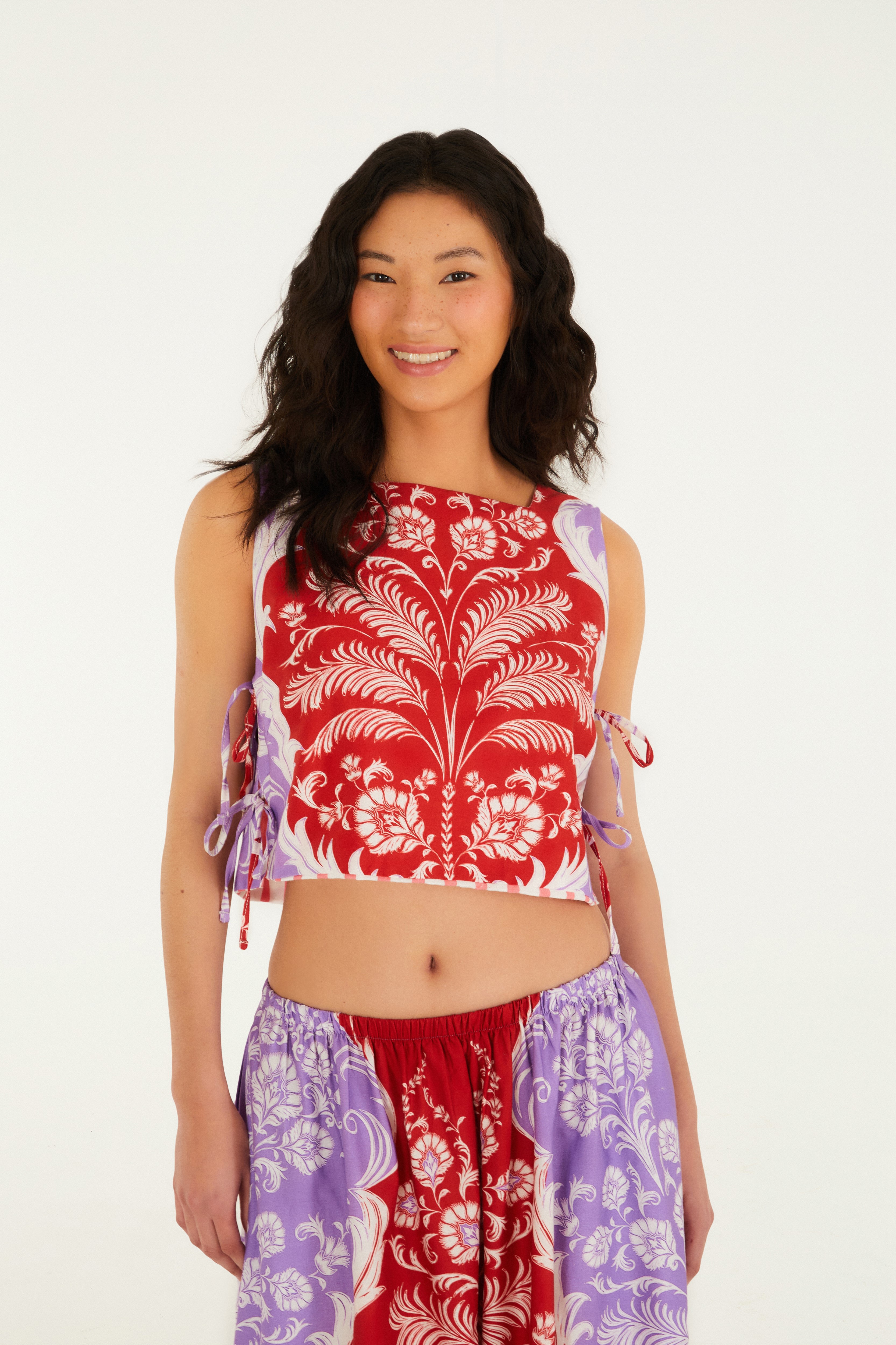 Blusa Double Estampada Santorini