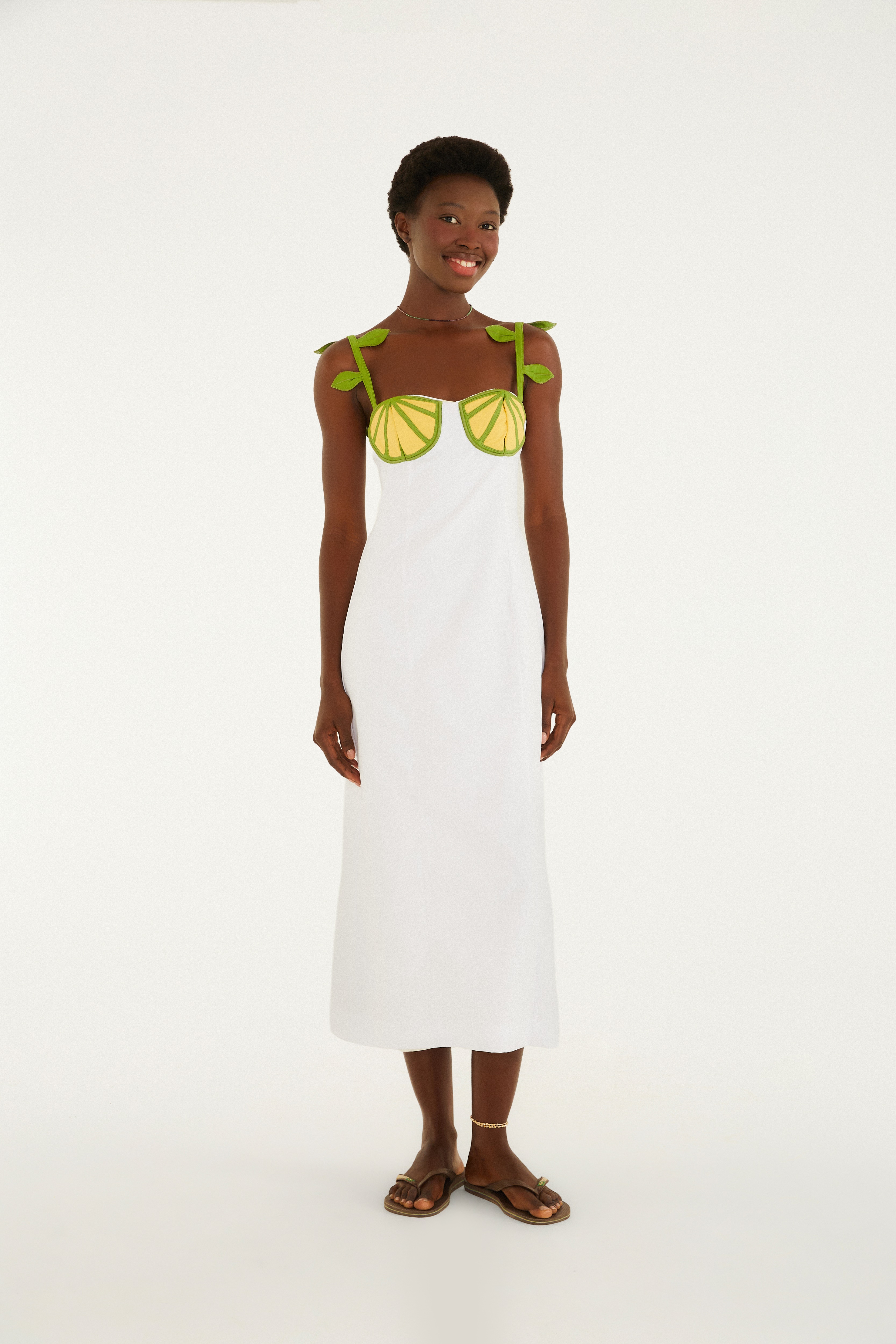 Vestido Bordado Caipirinha