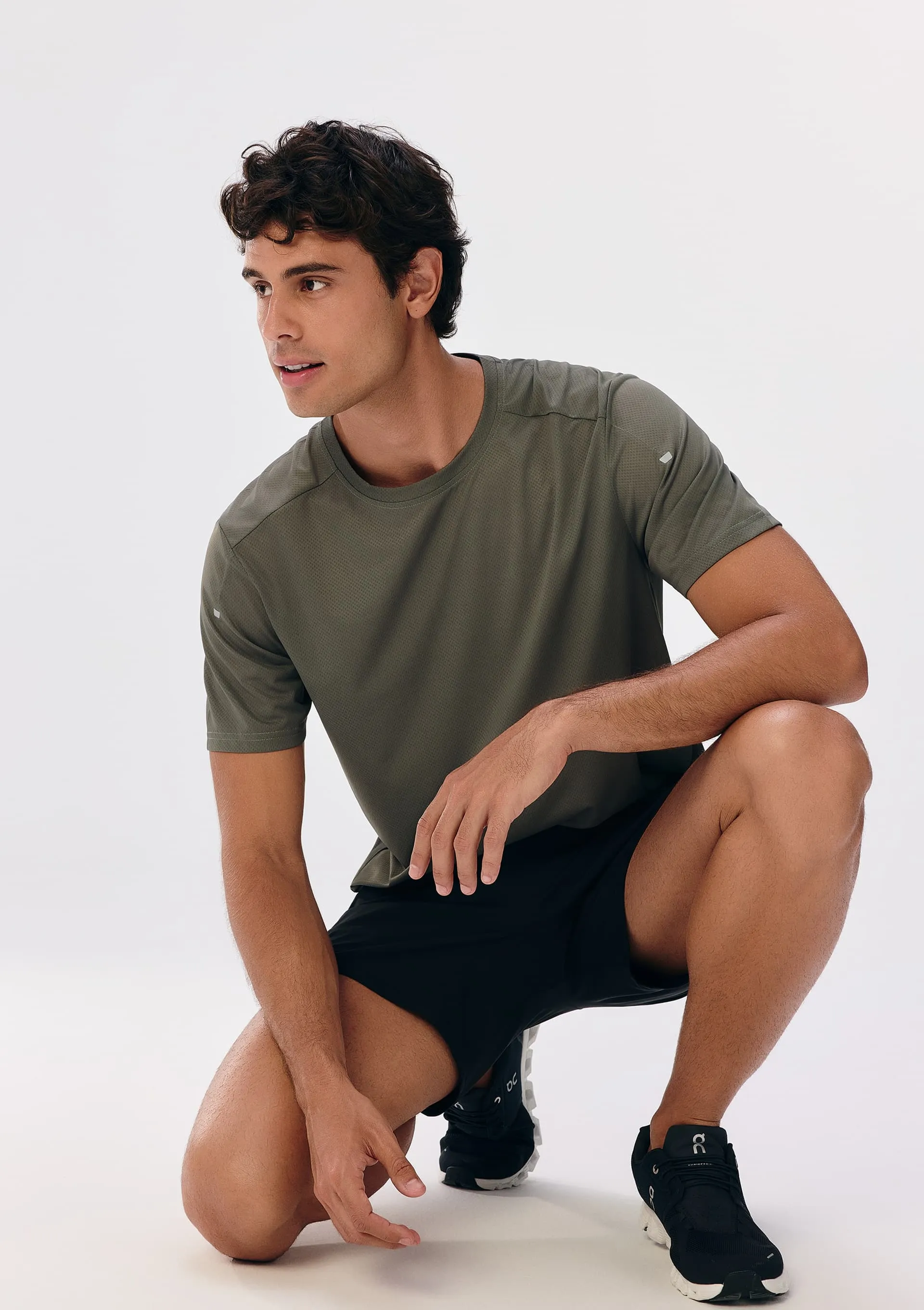 Camiseta Esportiva Masculina Secagem Rápida - Verde