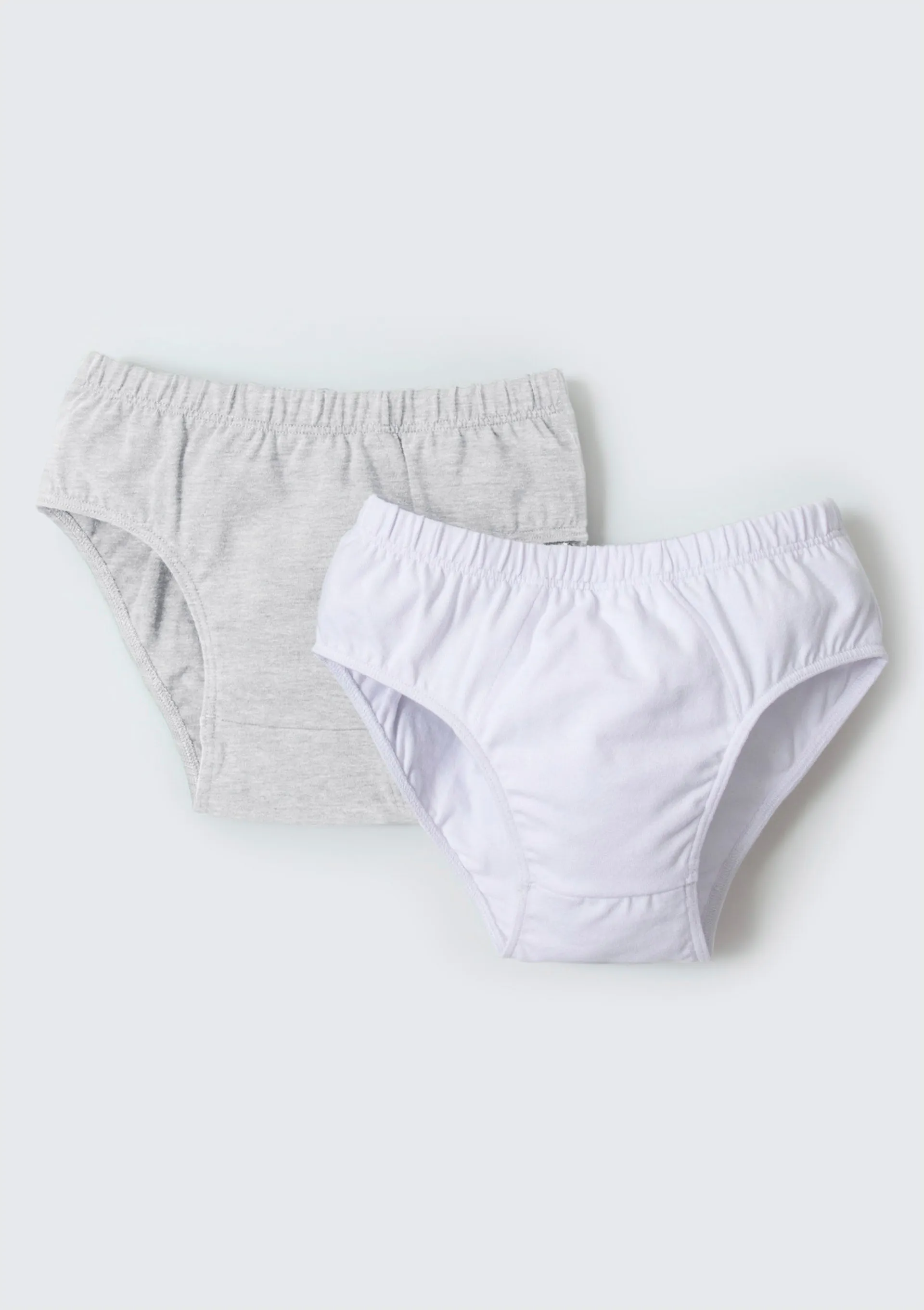 Kit Com 2 Cuecas Infantil Em Malha Slip - Multicolorido