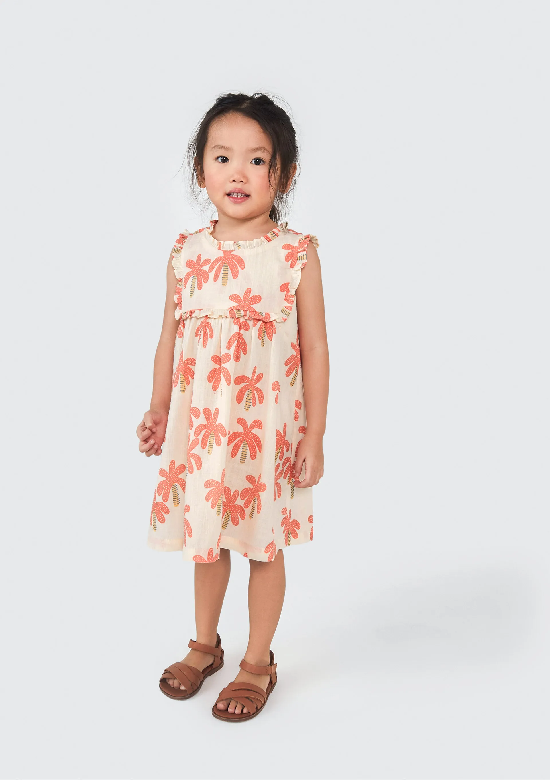 Vestido Infantil Toddler - Laranja