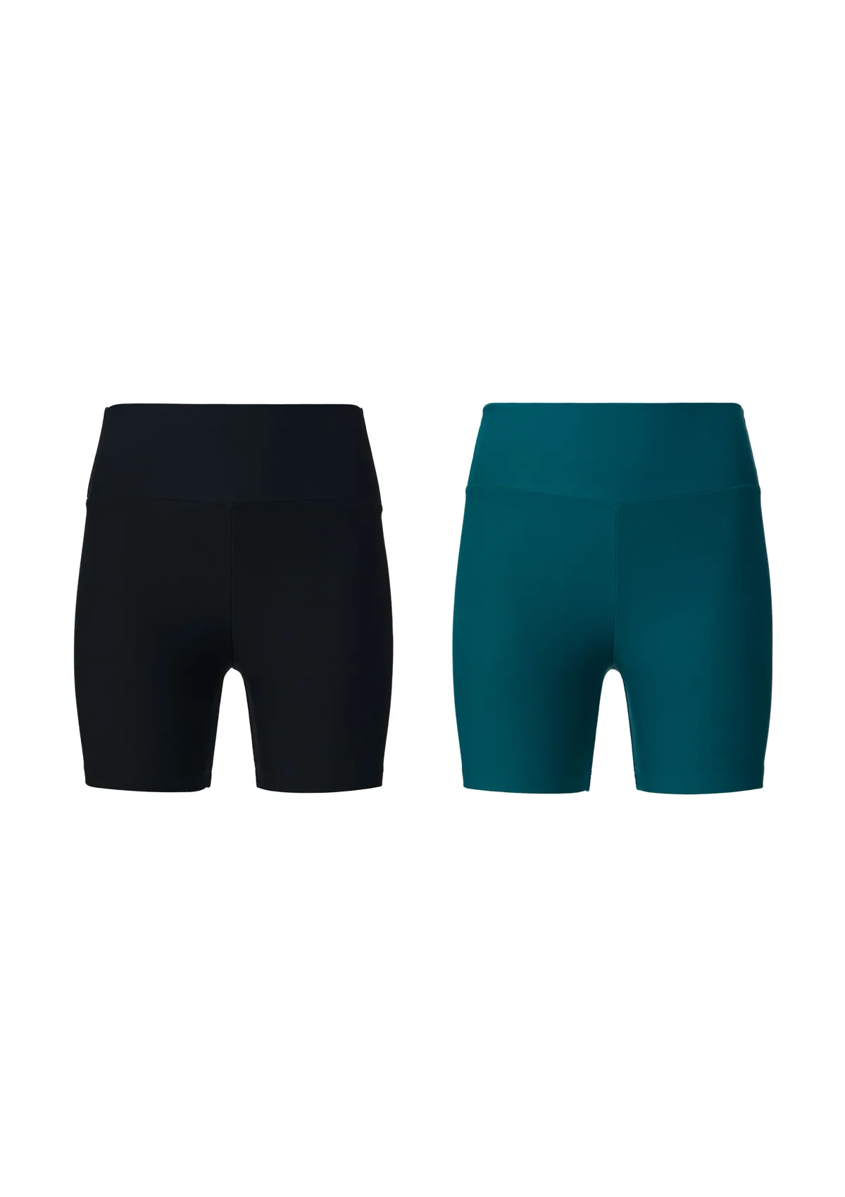 Kit 2 Bermudas Esportivas Femininas - Multicolorido