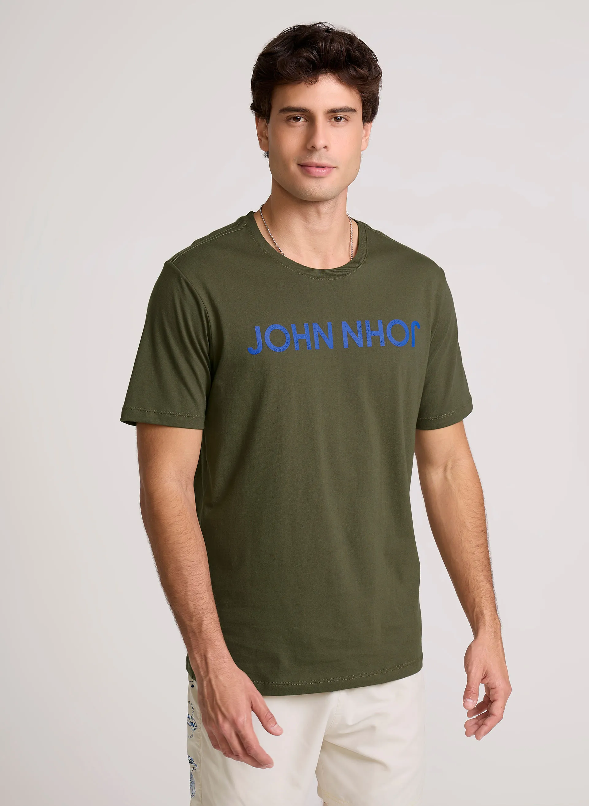 Camiseta Regular Fit New John John Masculina