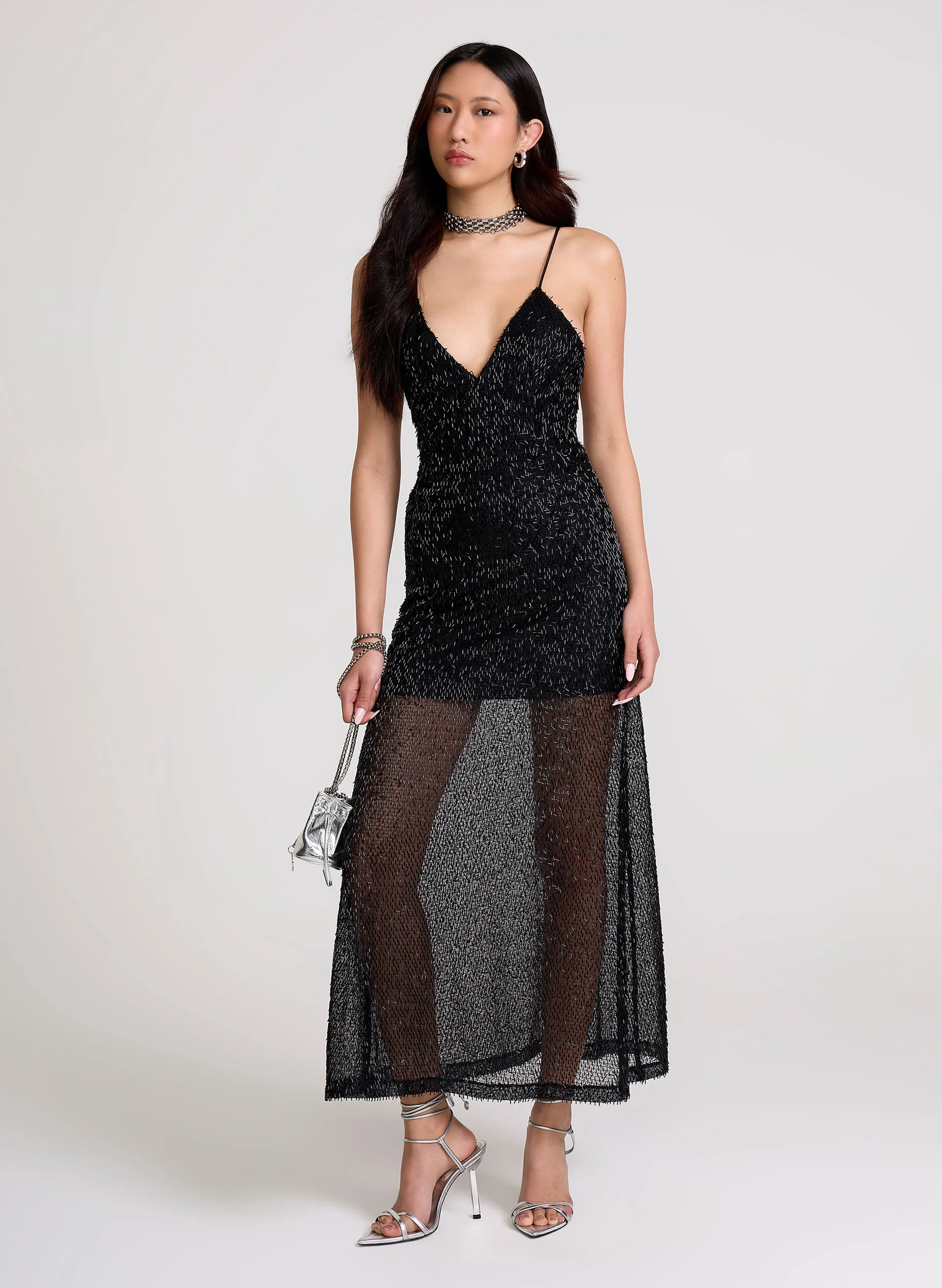 Vestido Justo Straw John John Feminino