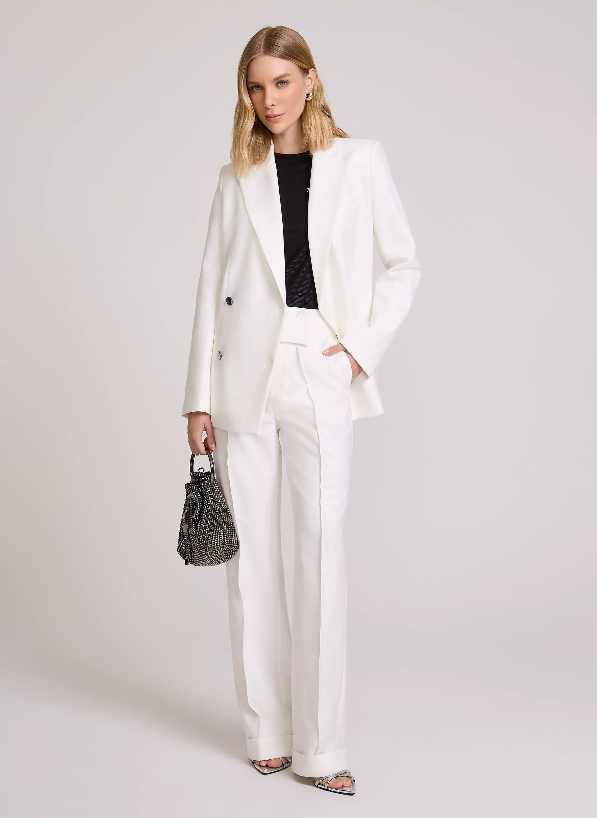 Calça Reta Class John John Feminina