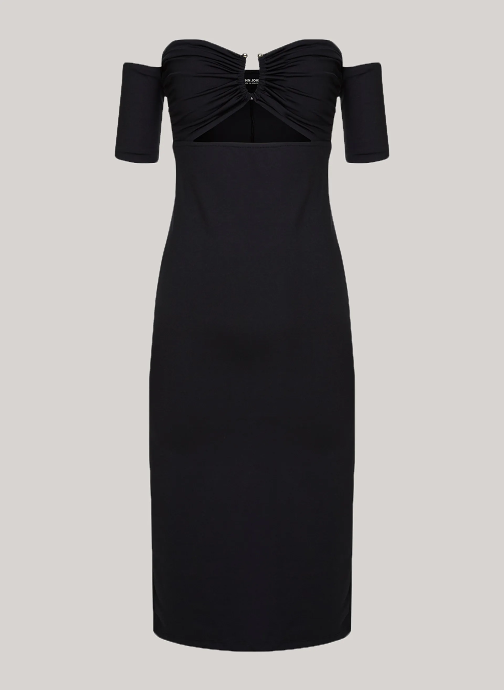 Vestido Justo Rolly John John Feminino