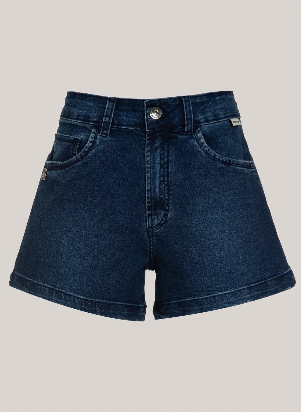 Shorts Jeans Evasê Guadalupe John John Feminino