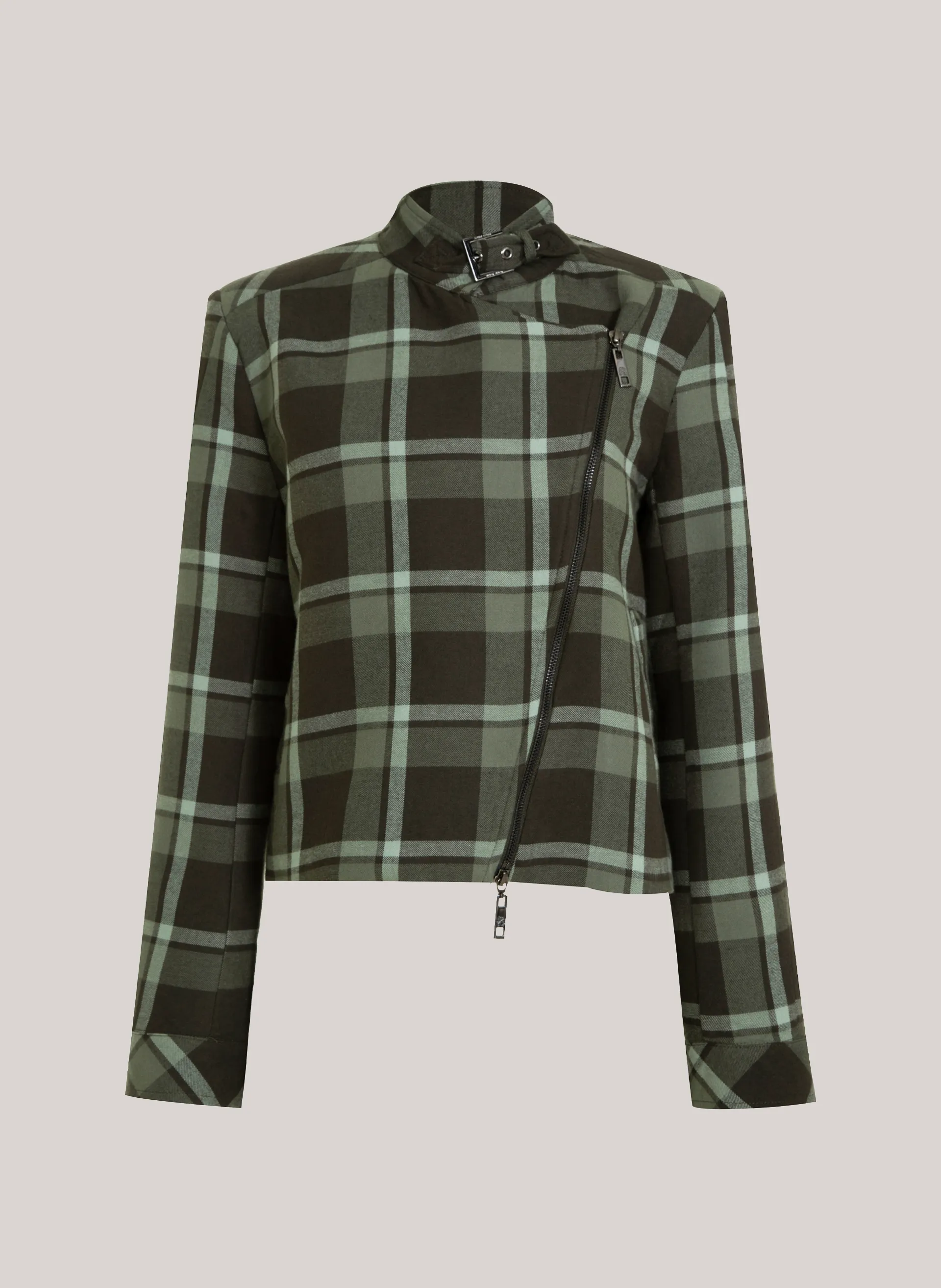 Jaqueta Reta Check John John Feminina