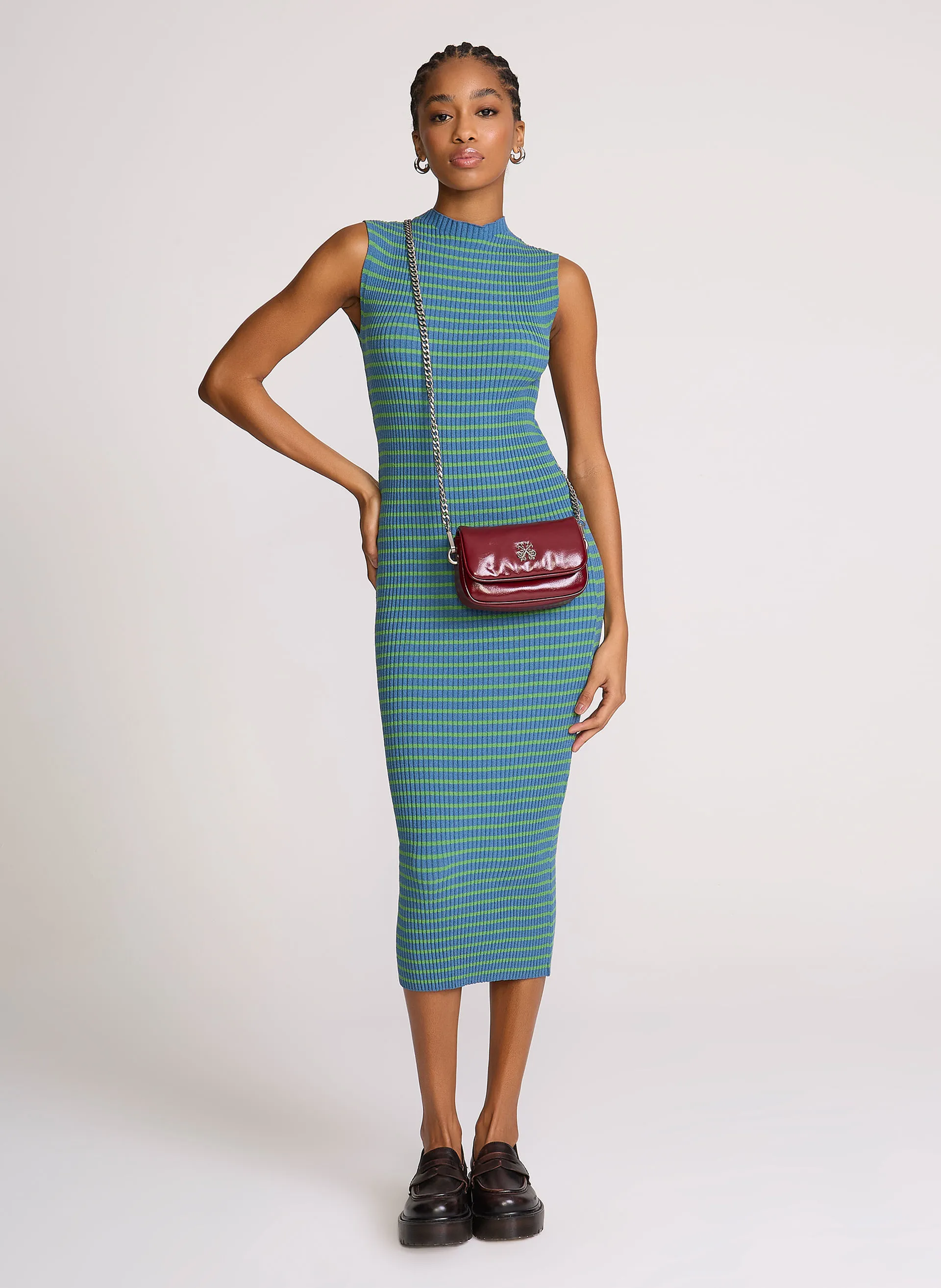 Vestido Justo Fabiana John John Feminino