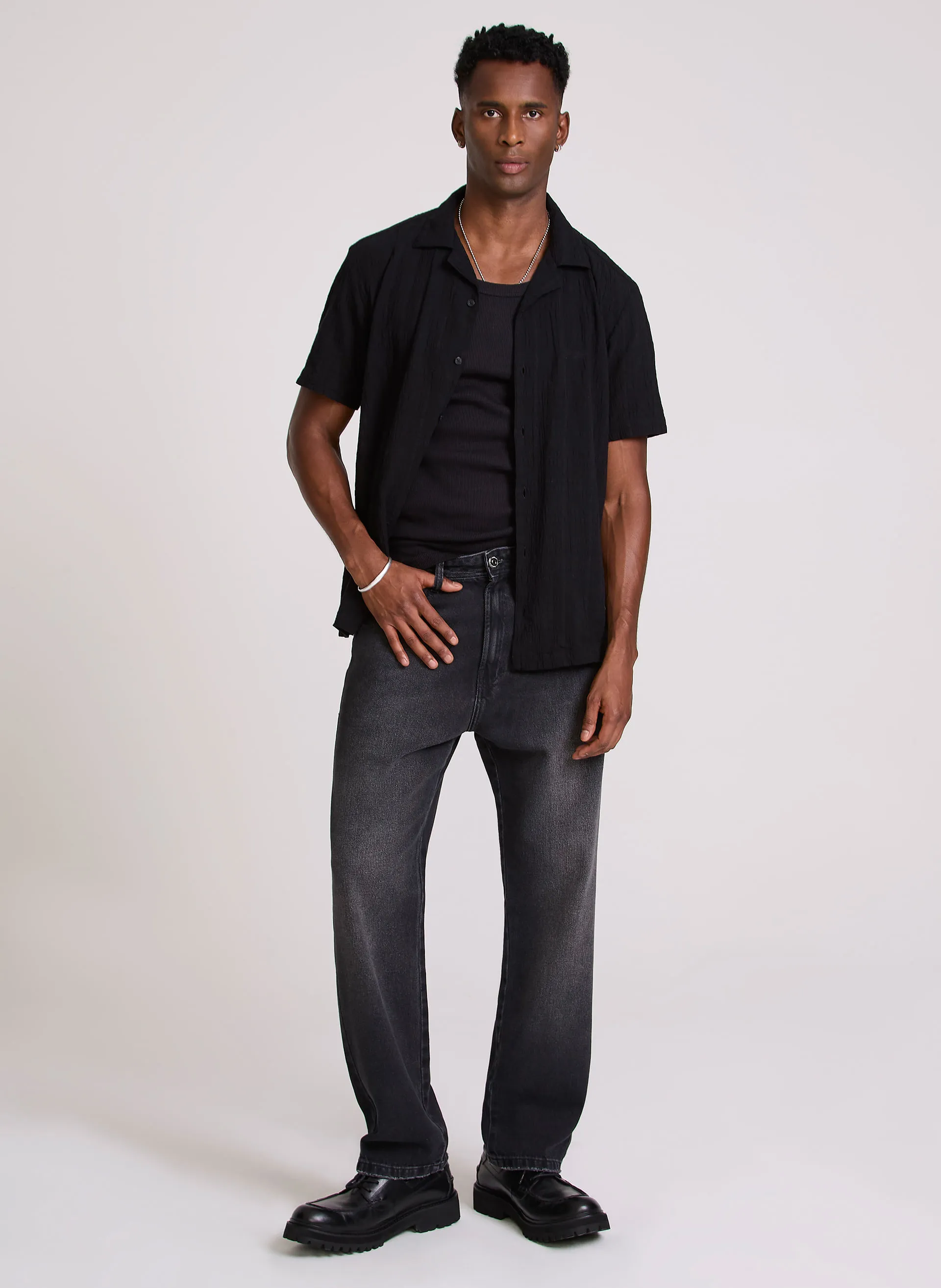 Calça Jeans Wide Leg Slouch Hawaii John John Masculina