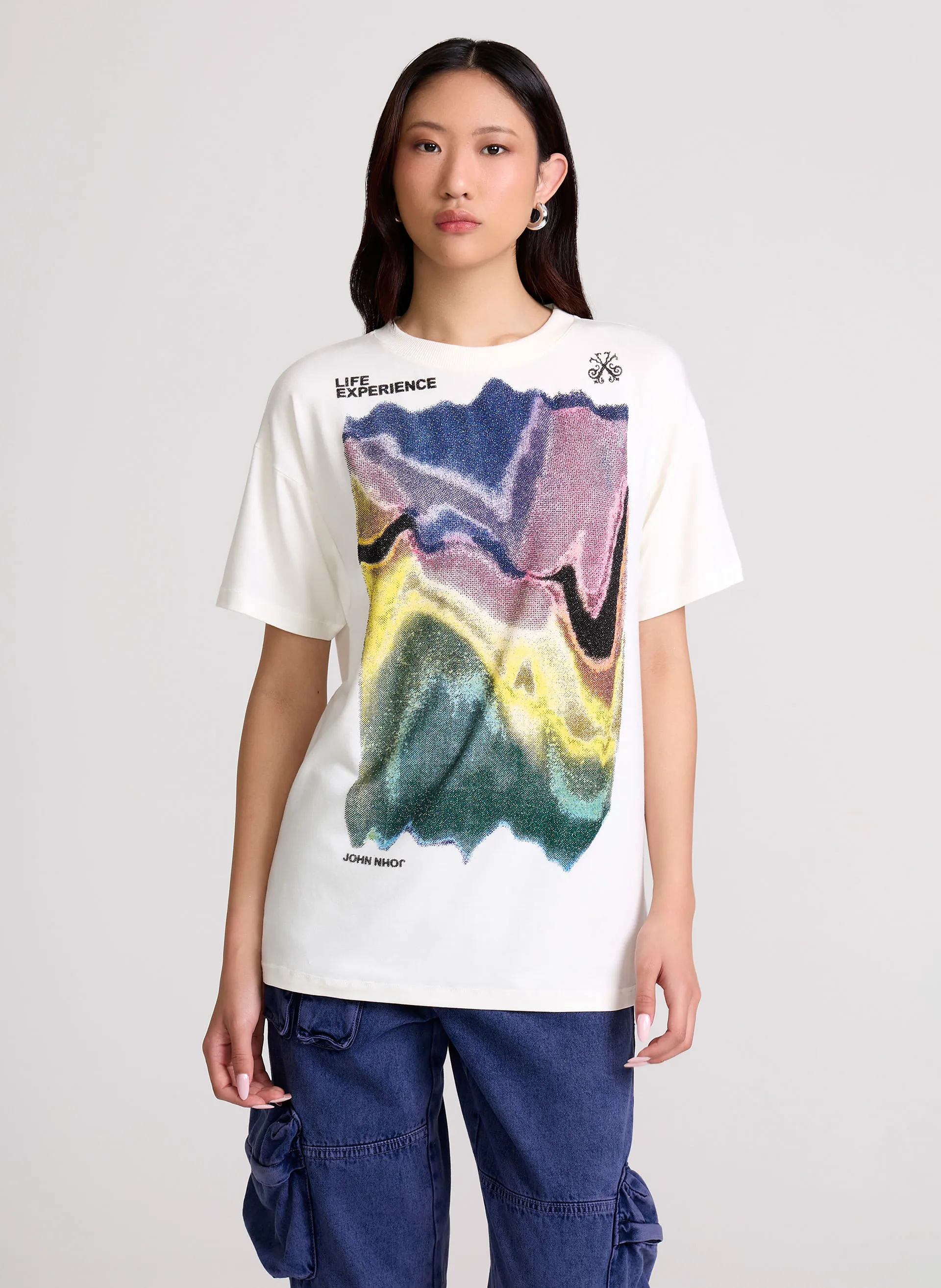 Camiseta Reta Life Experience John John Feminina