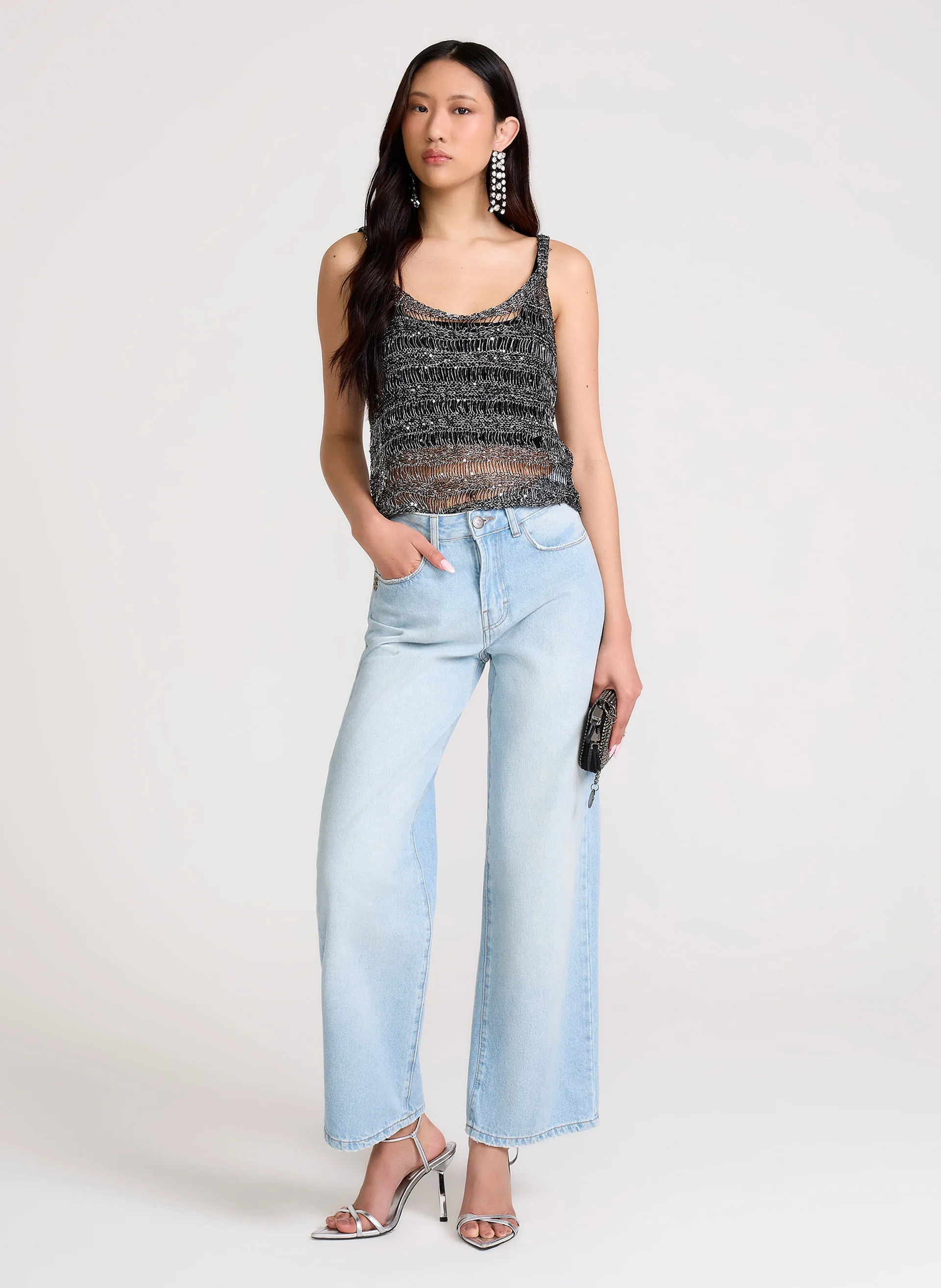 Calça Jeans Oversized Miami John John Feminina