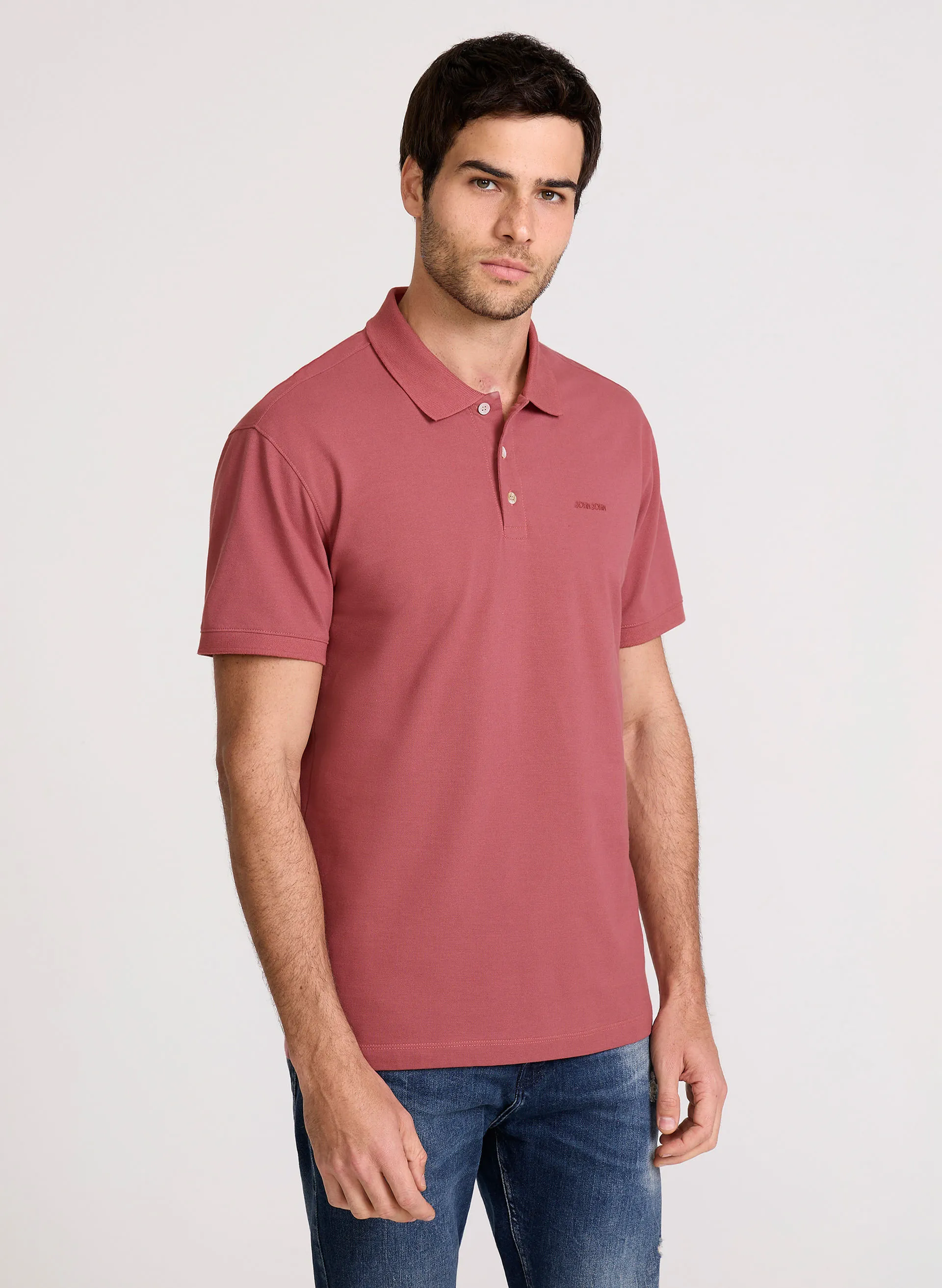 Polo Regular Fit New Simple Basic John John Masculina