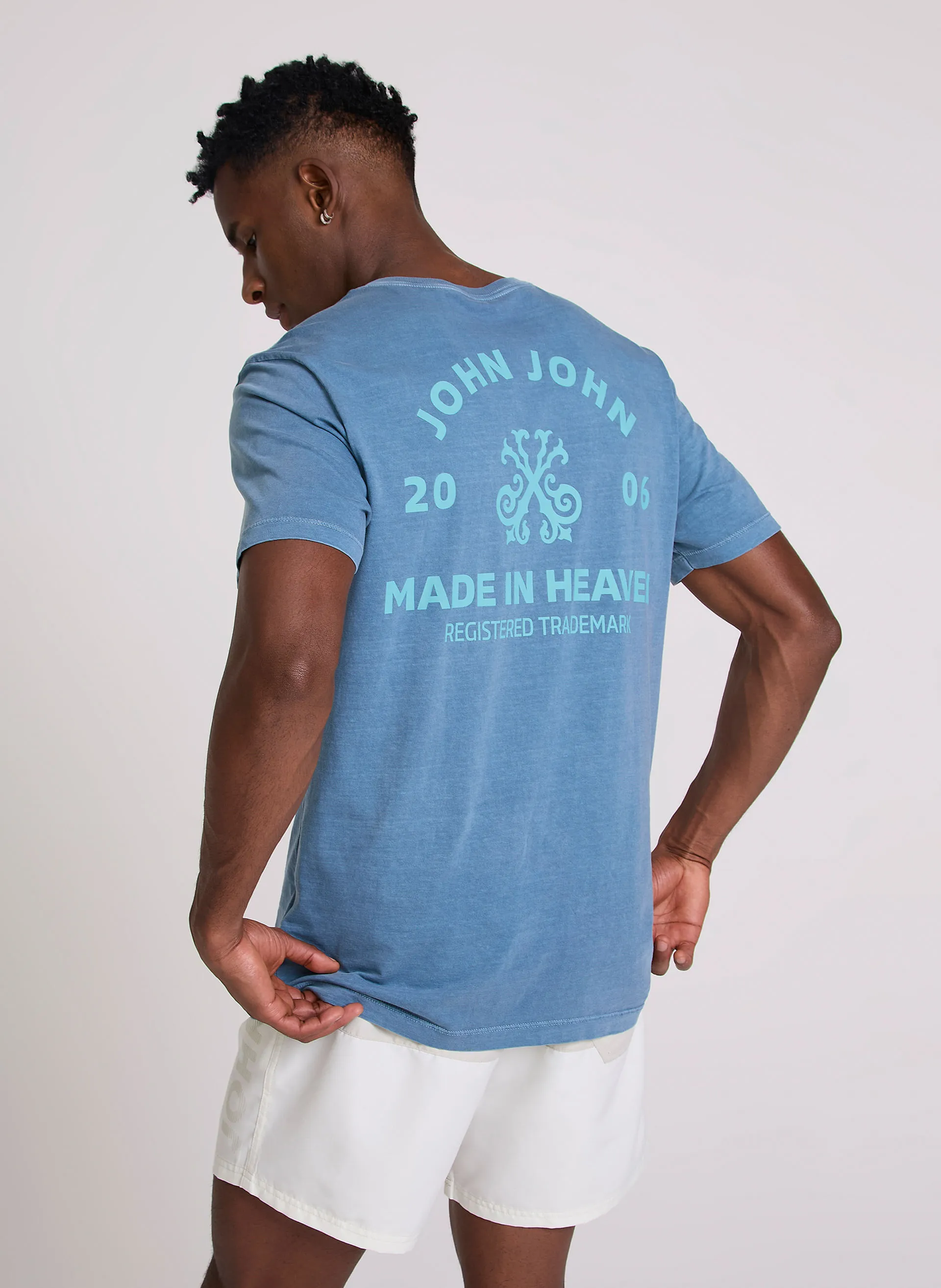 Camiseta Regular Fit Trademark Stone John John Masculina