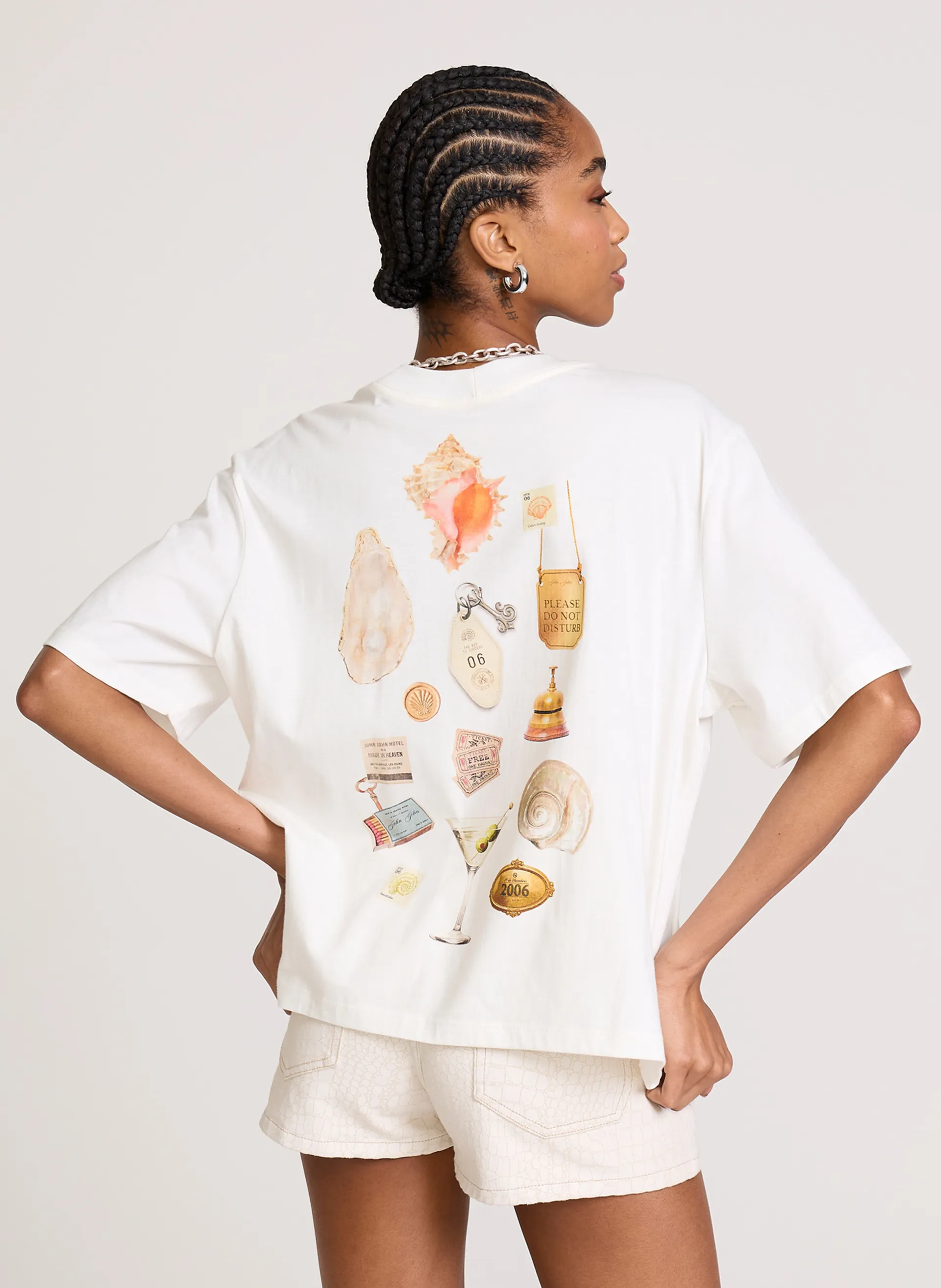 Camiseta Reta JJ Souveniers John John Feminina