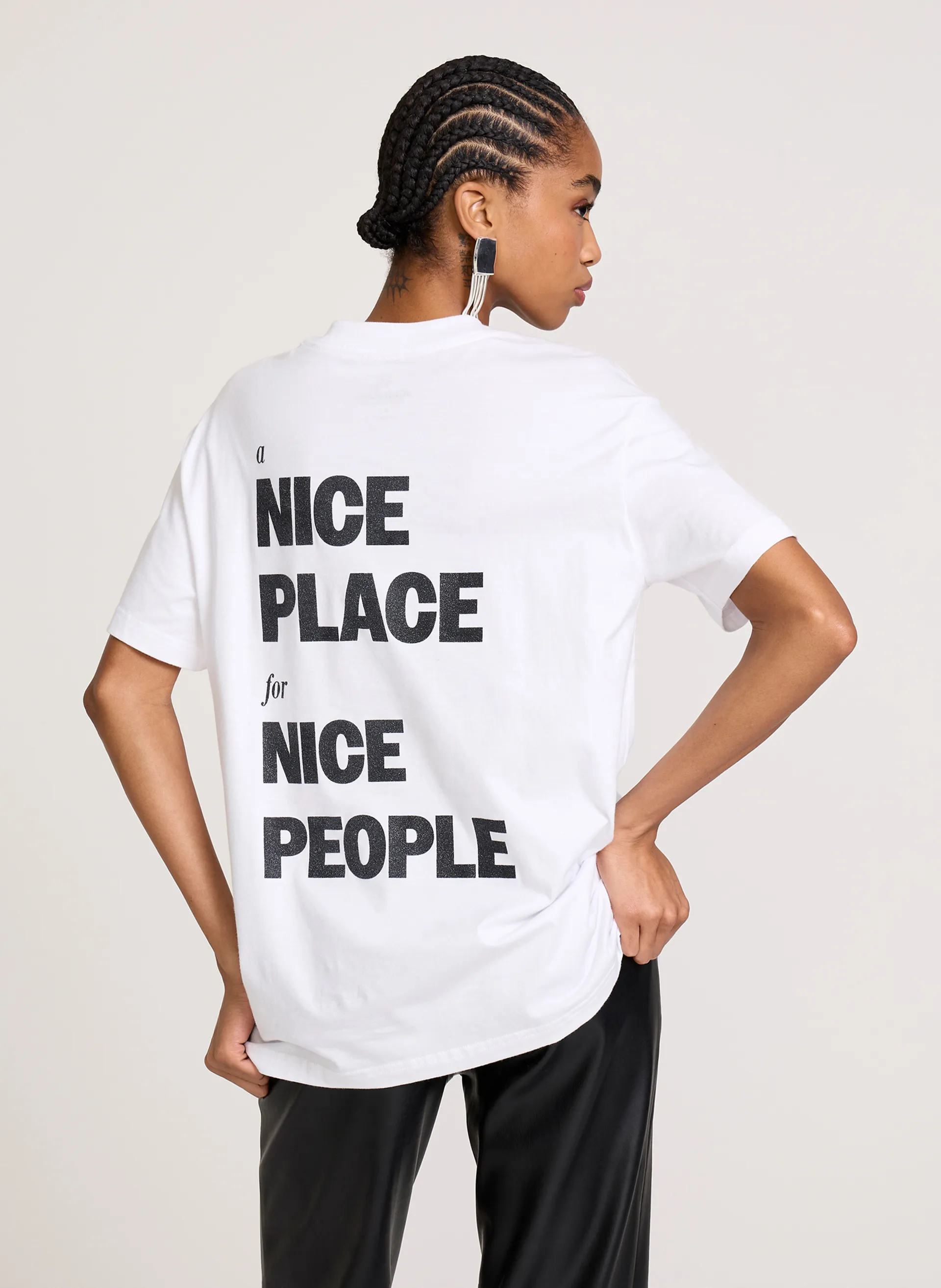 Camiseta Reta Nice Place Off John John Feminina