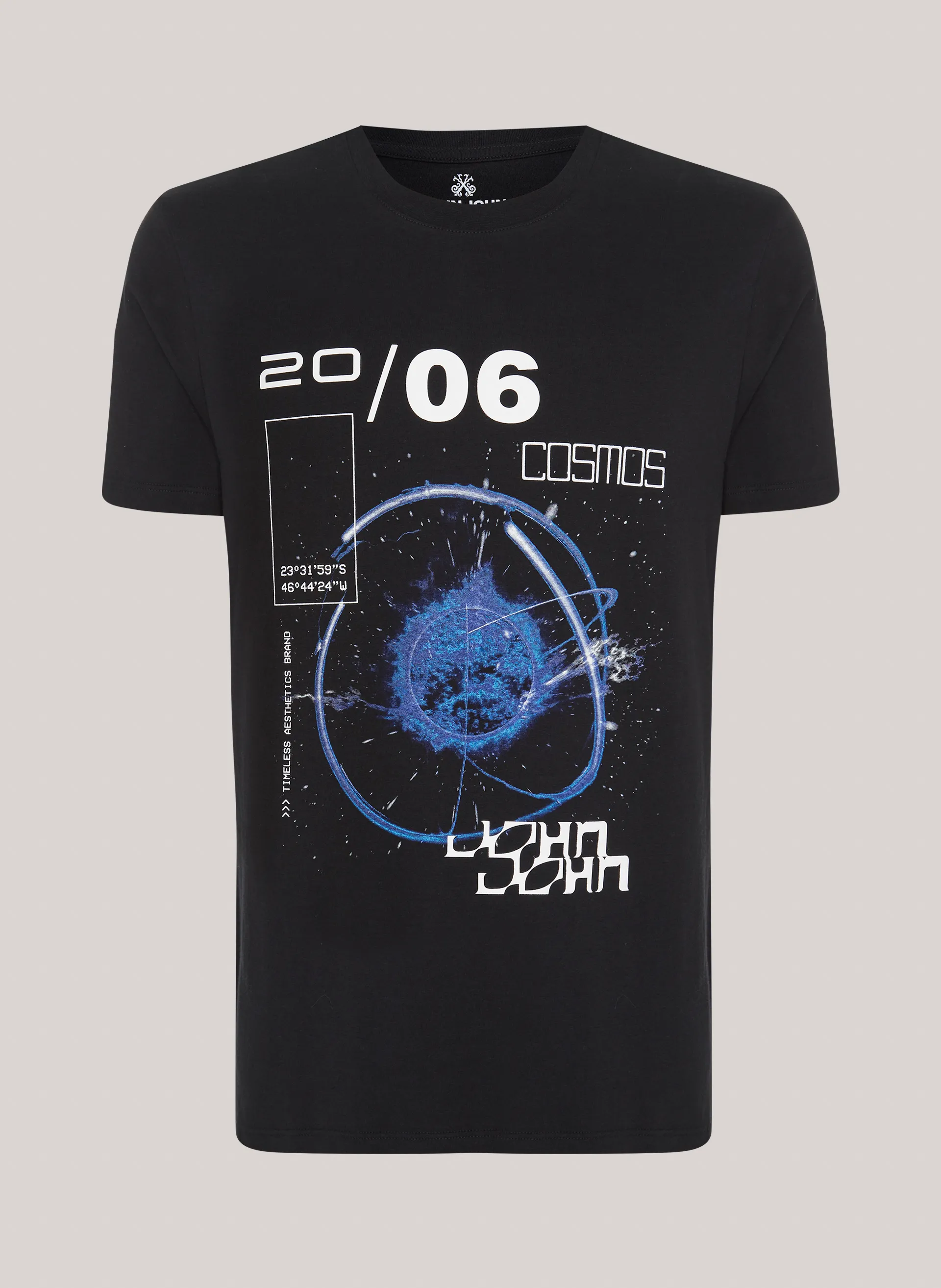 Camiseta Regular Fit Cosmos John John Masculina