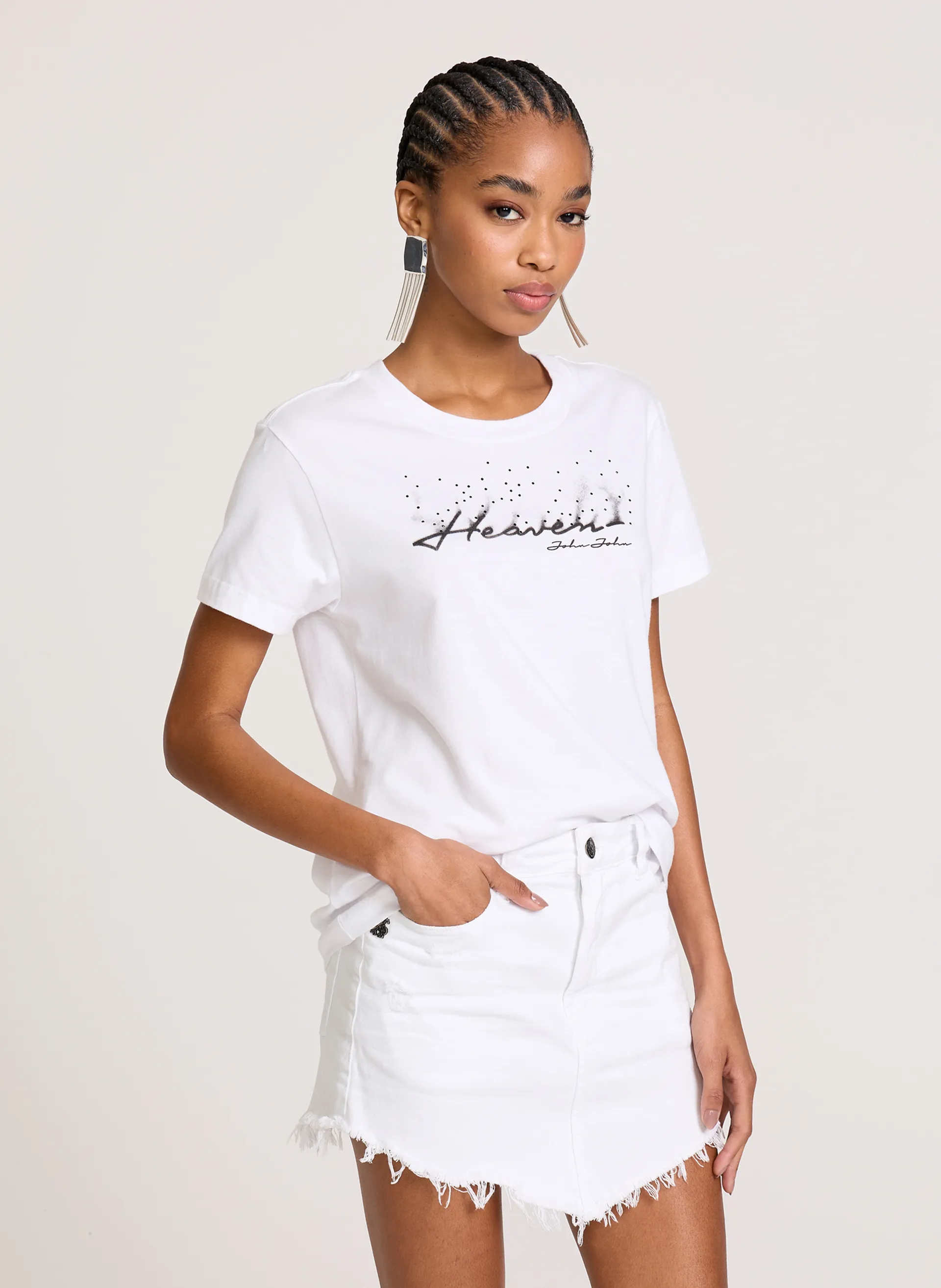 Camiseta Justa Heaven Dust Off John John Feminina