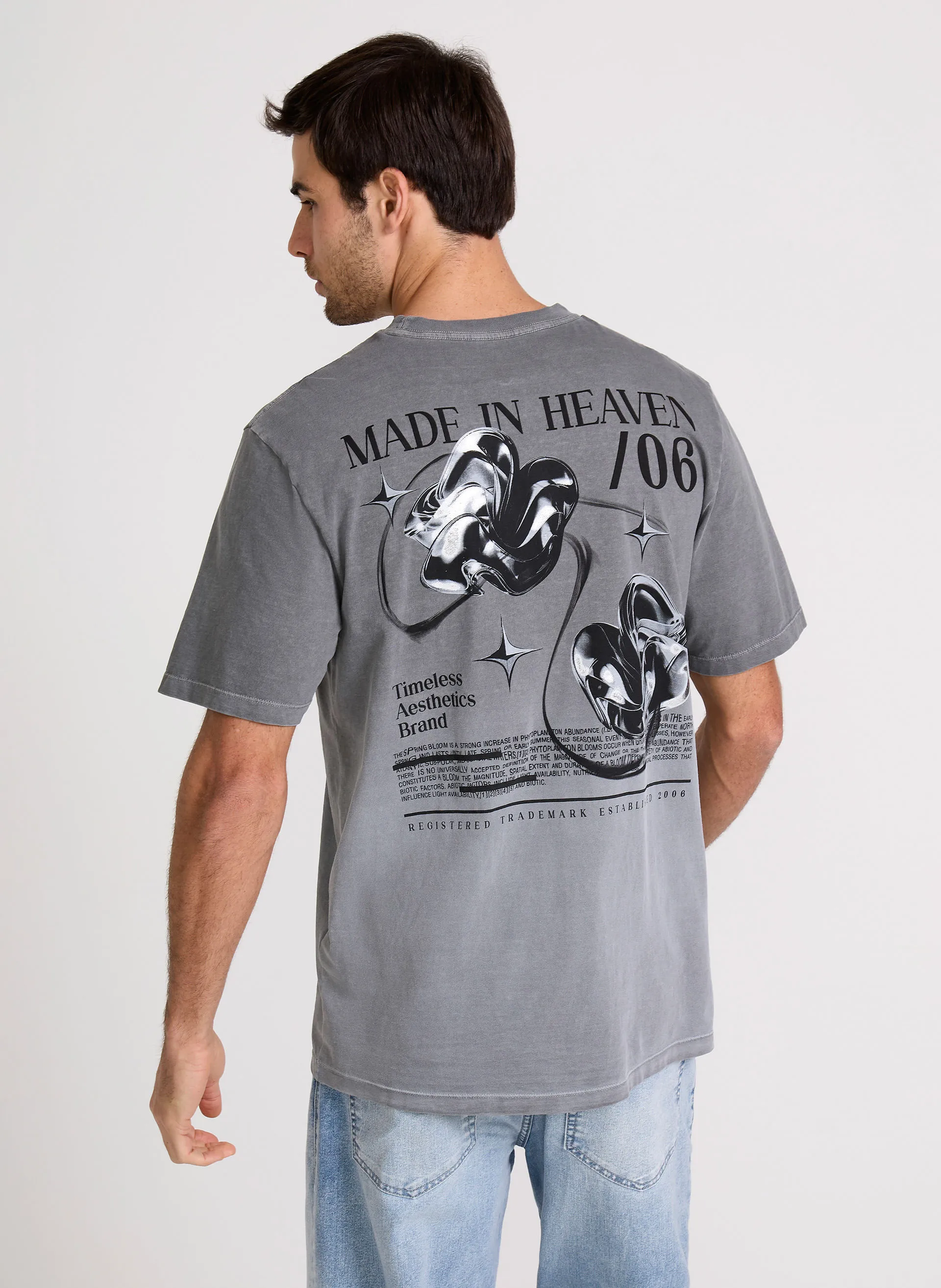 Camiseta Relaxed Fit Digital Sunflower John John Masculina