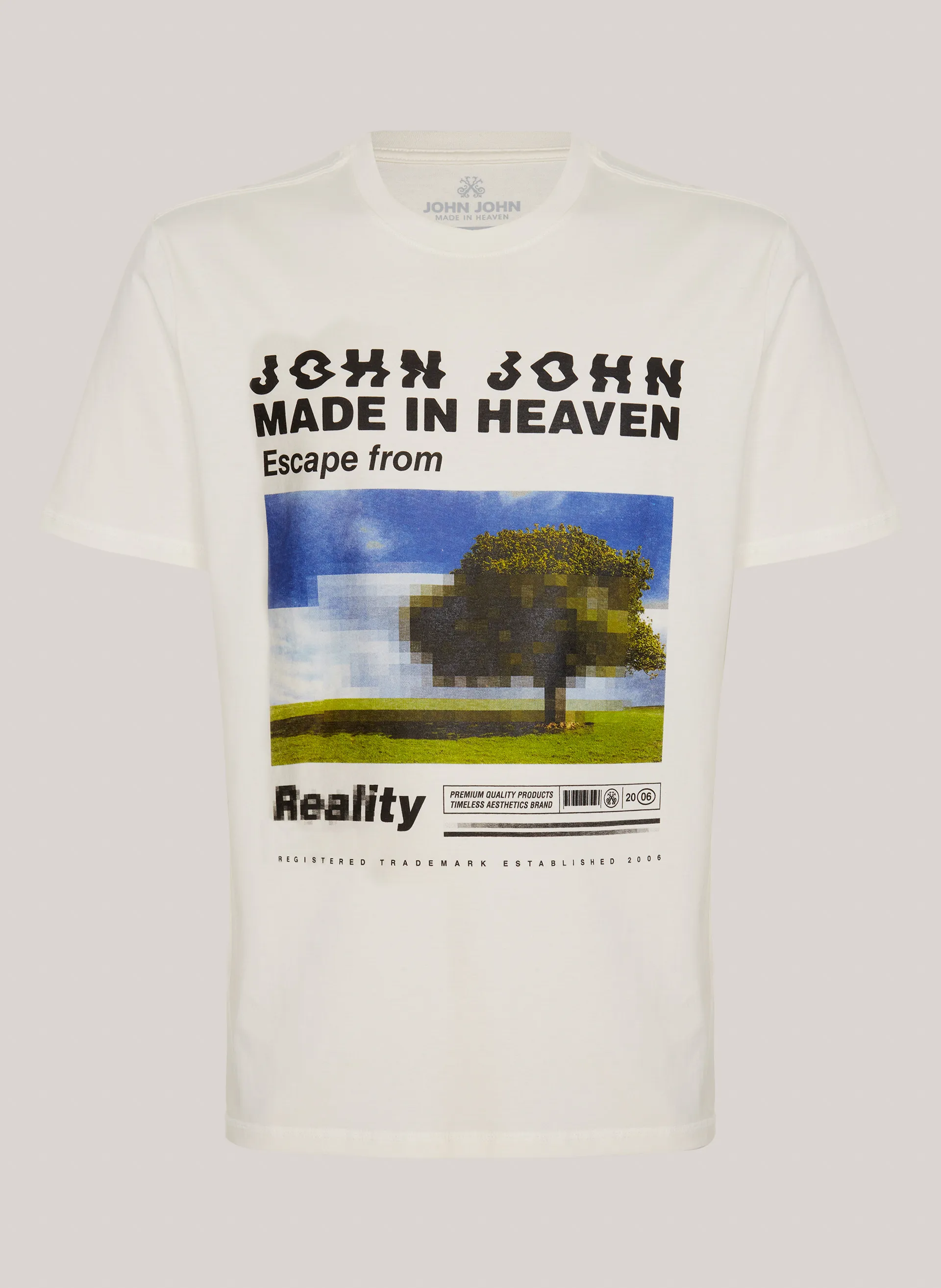 Camiseta Relaxed Fit Escape From Real John John Masculina