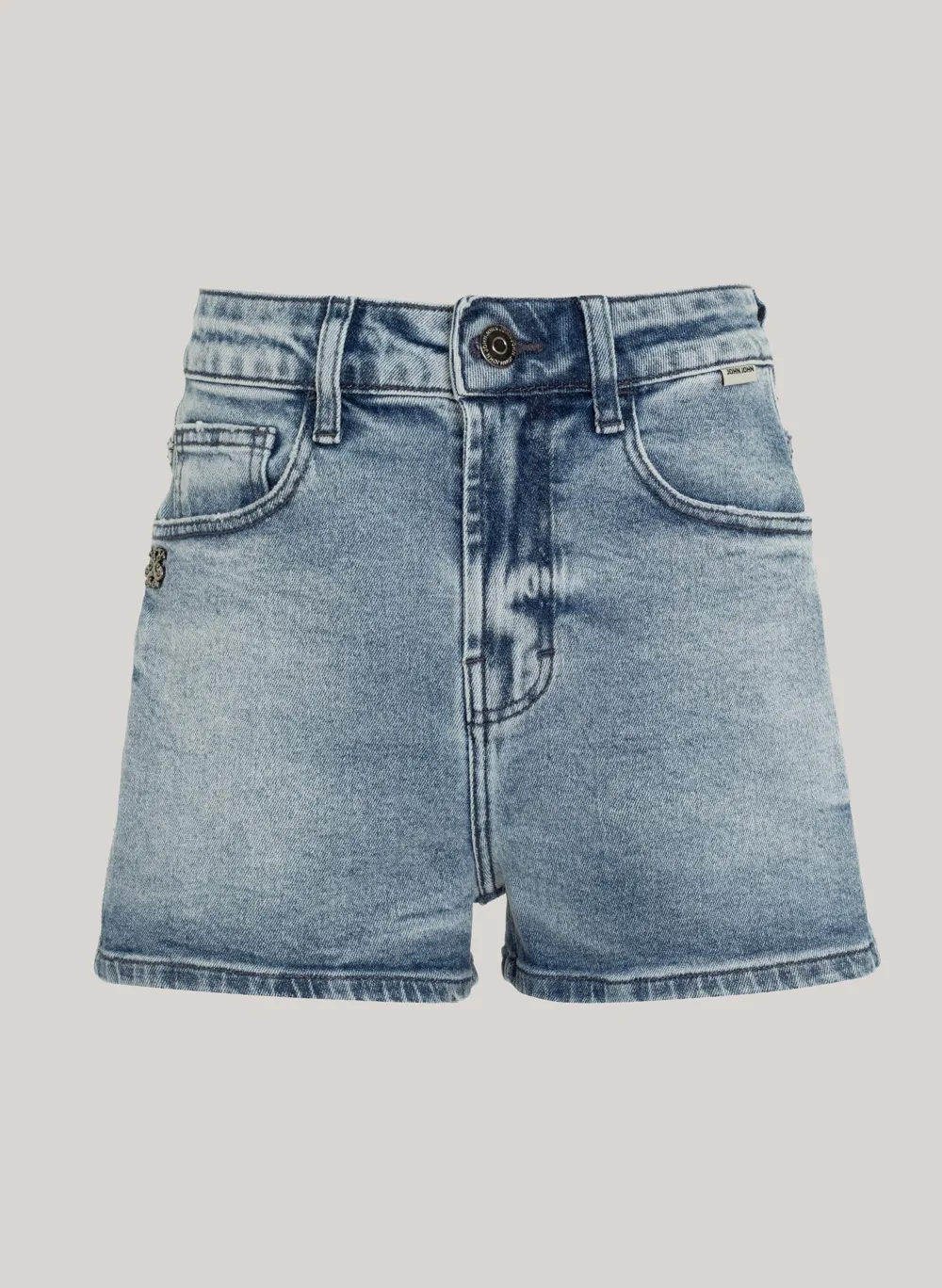 Shorts Jeans Regular Fit Leblon John John Feminino