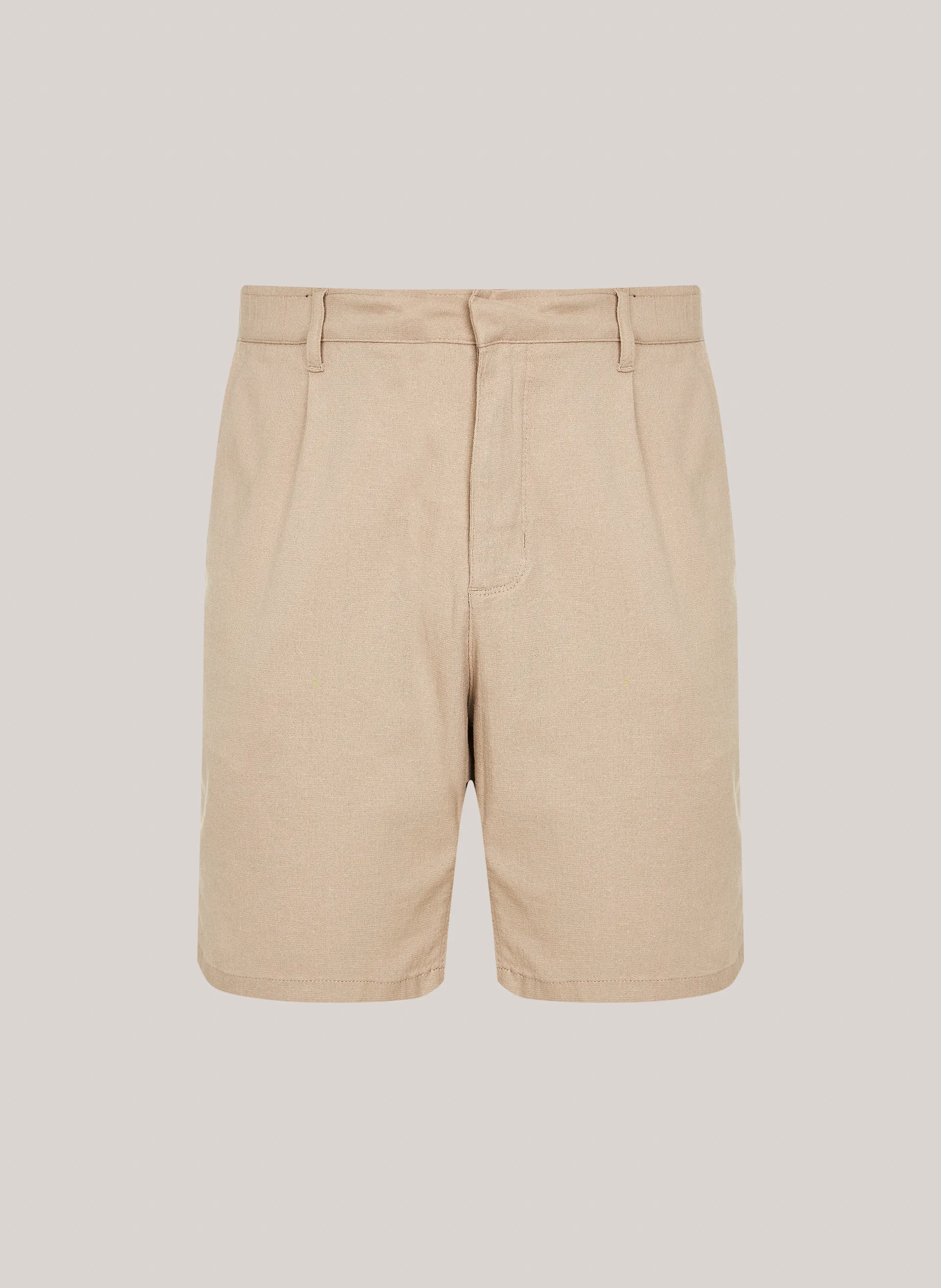 Shorts Justo Linenblend Khaki John John Masculino