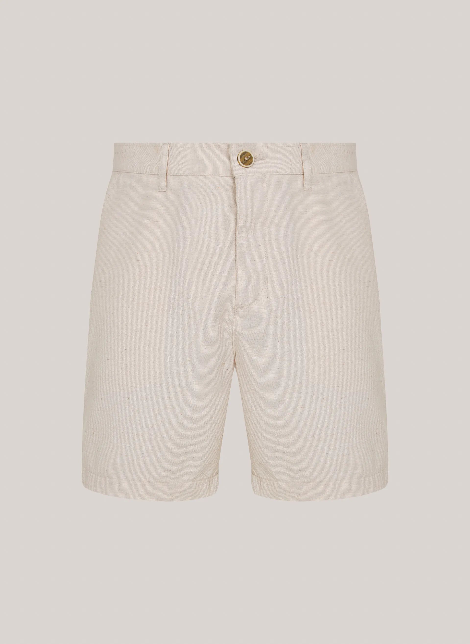 Bermuda Justa Eco Linen Off John John Masculina