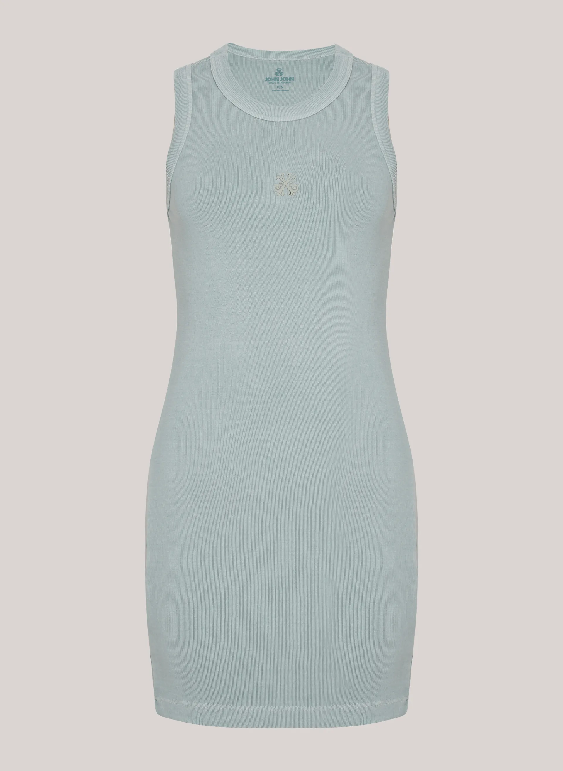 Vestido Justo Nadador Irina Azul John John Feminino