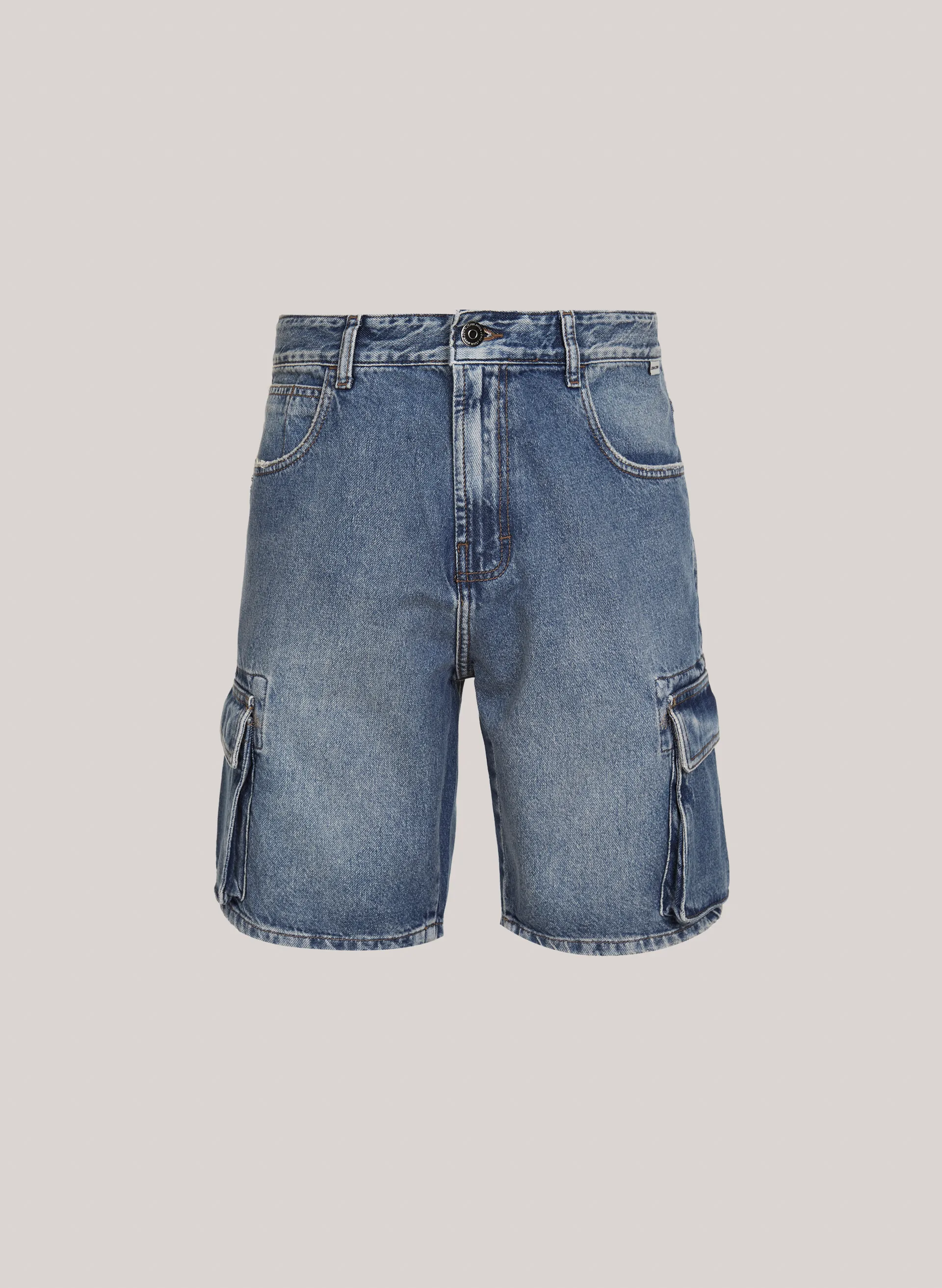 Bermuda Jeans Cargo Copenhagen John John Masculina
