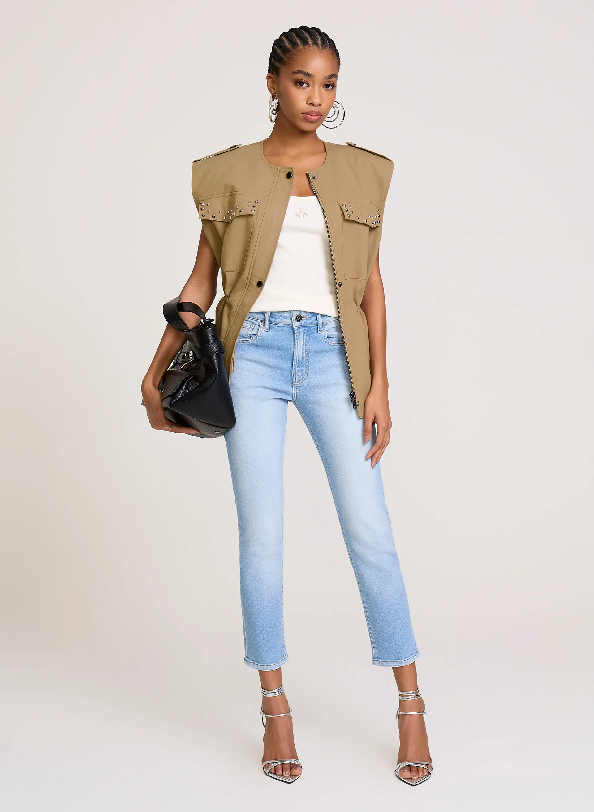 Calça Jeans Cigarrete St. Barbara John John Feminina