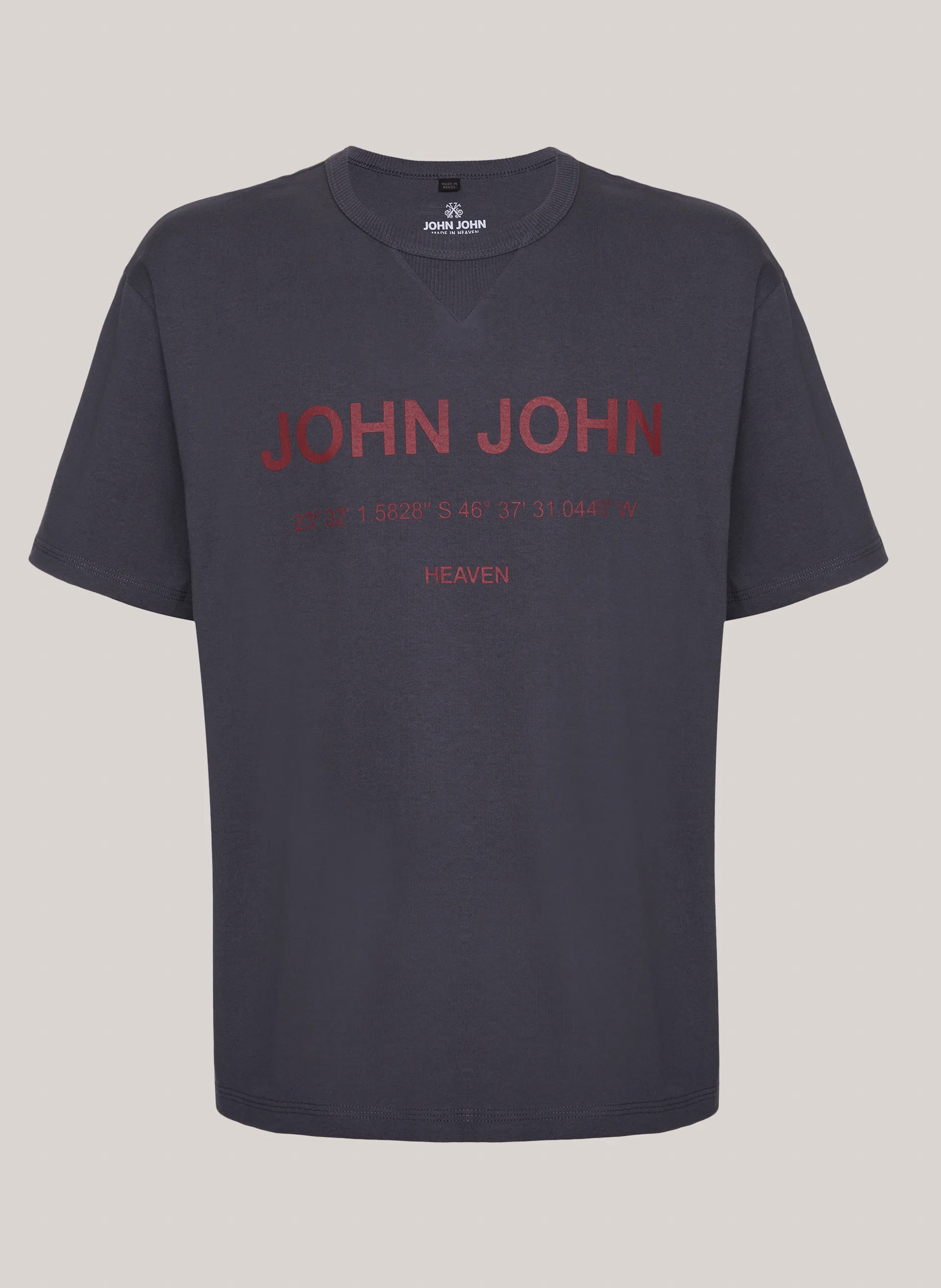 Camiseta Box Coordinates John John Masculina