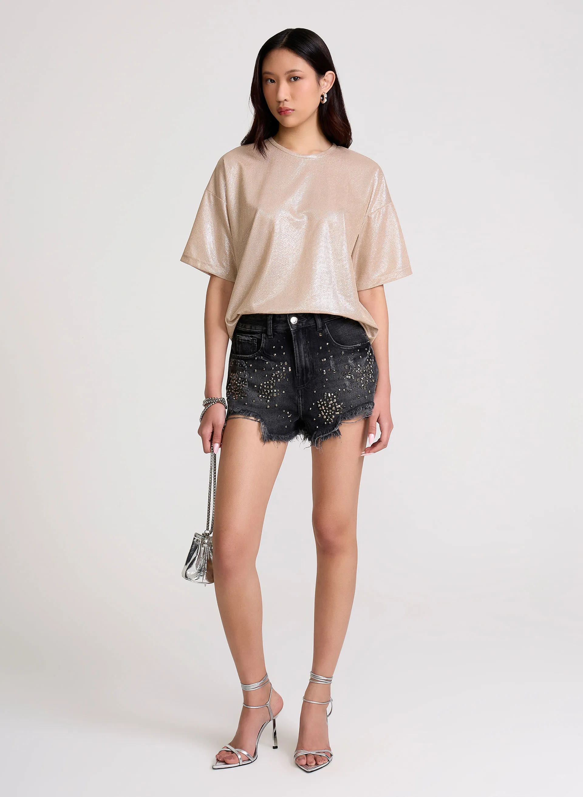 Shorts Jeans Boy Alto Pedras John John Feminino