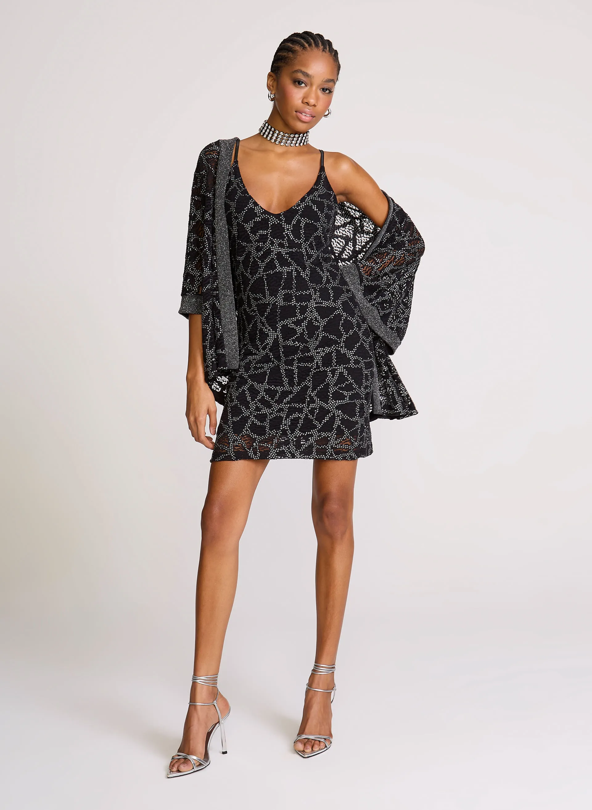 Vestido Justo Black Diamond John John Feminino