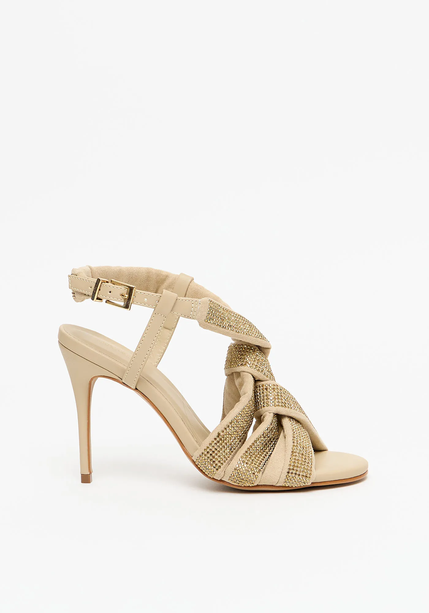 Sandália Puffy Com Brilhos