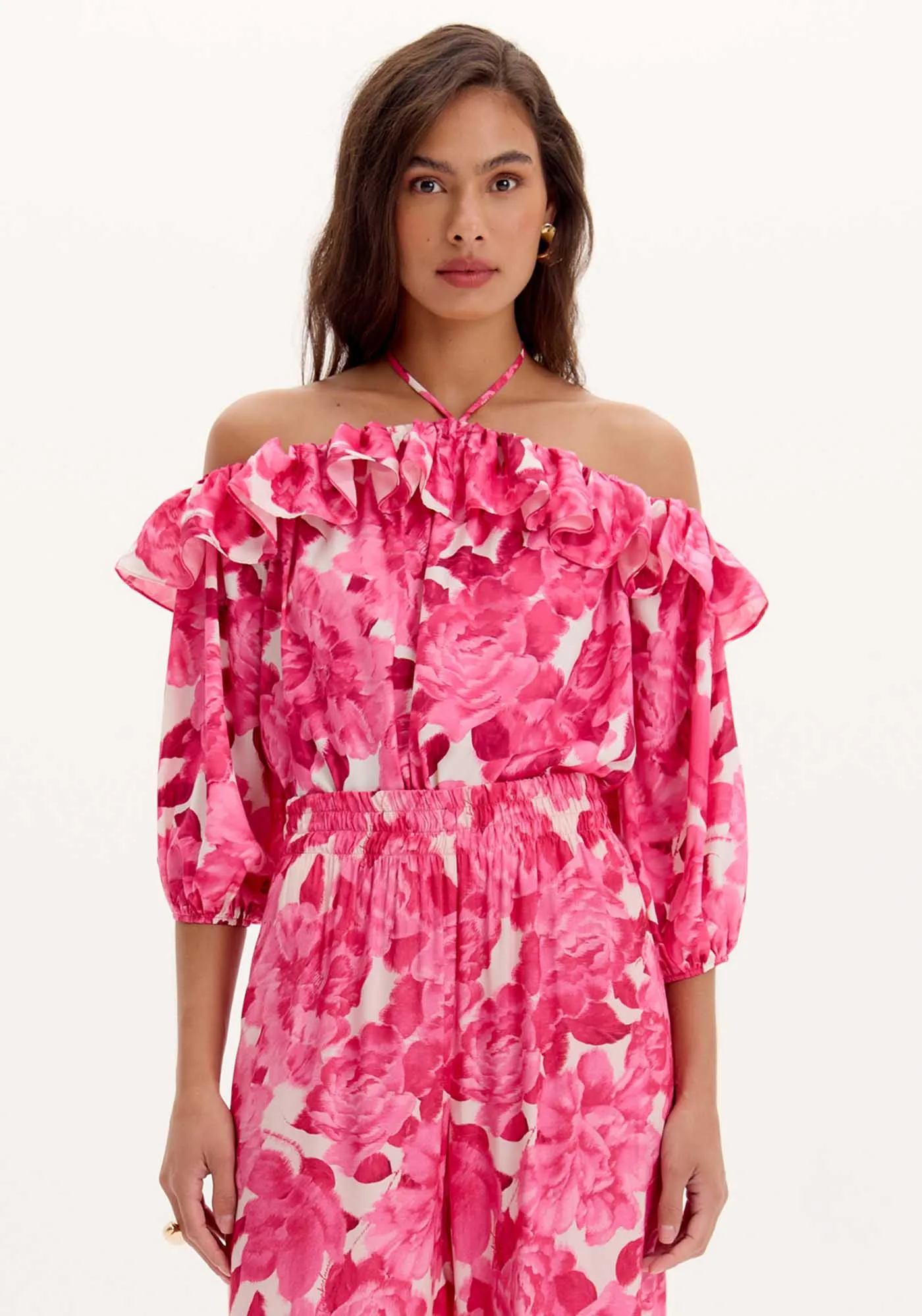 Blusa Frente Única Estampada